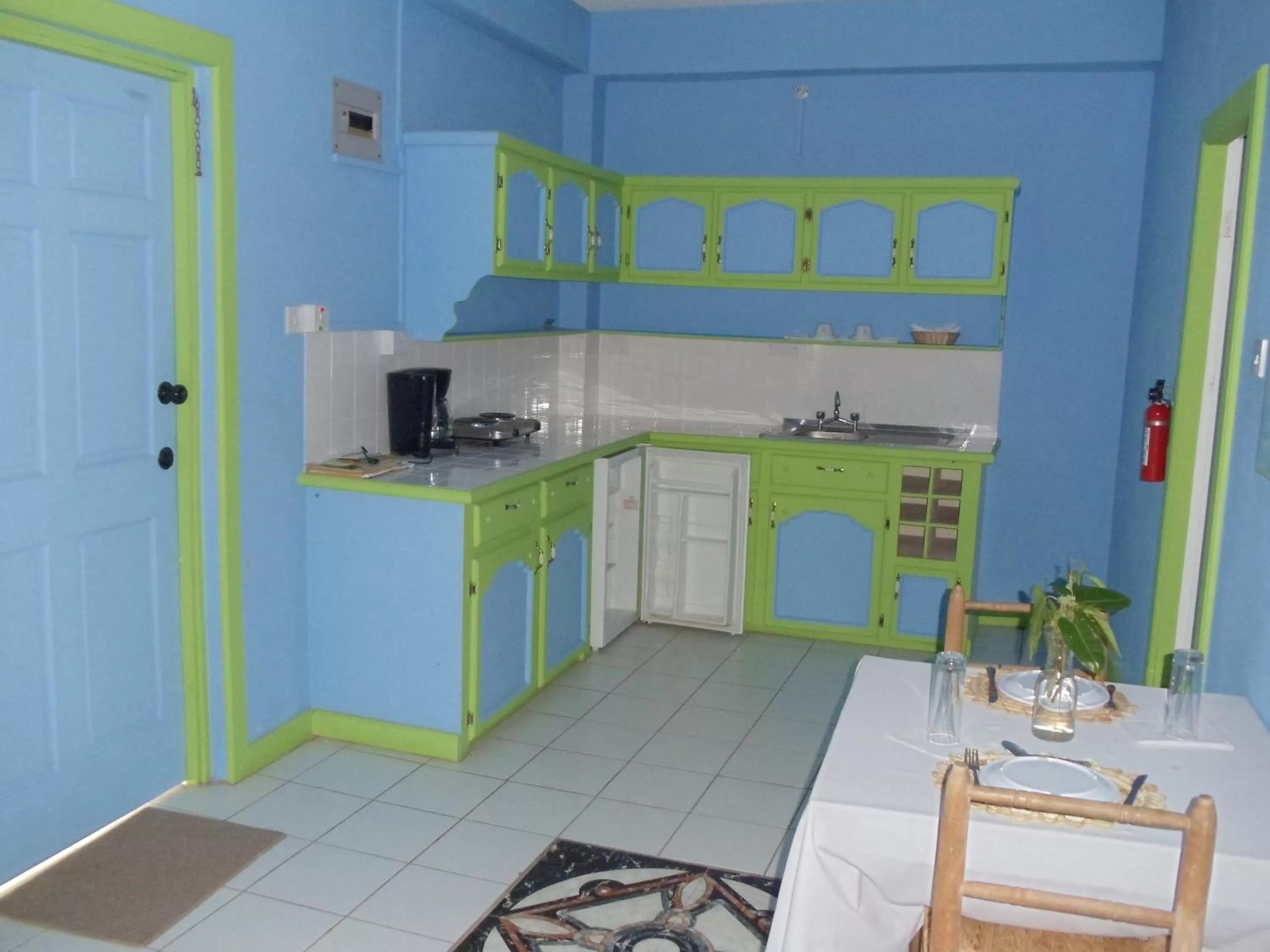 Kitchen/Kitchenette in Villa Des Pitons