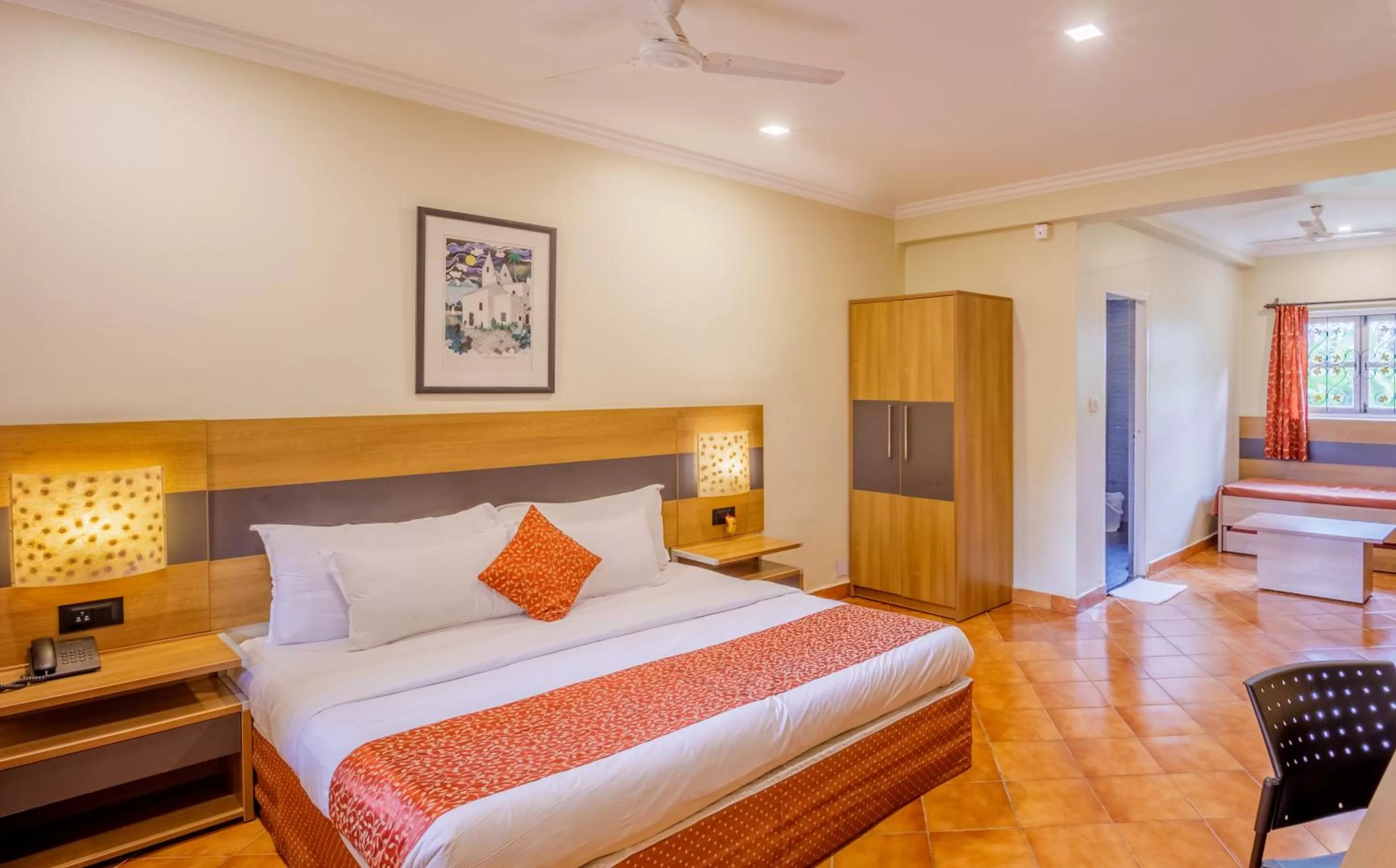 Bed in Chalston Beach Resort