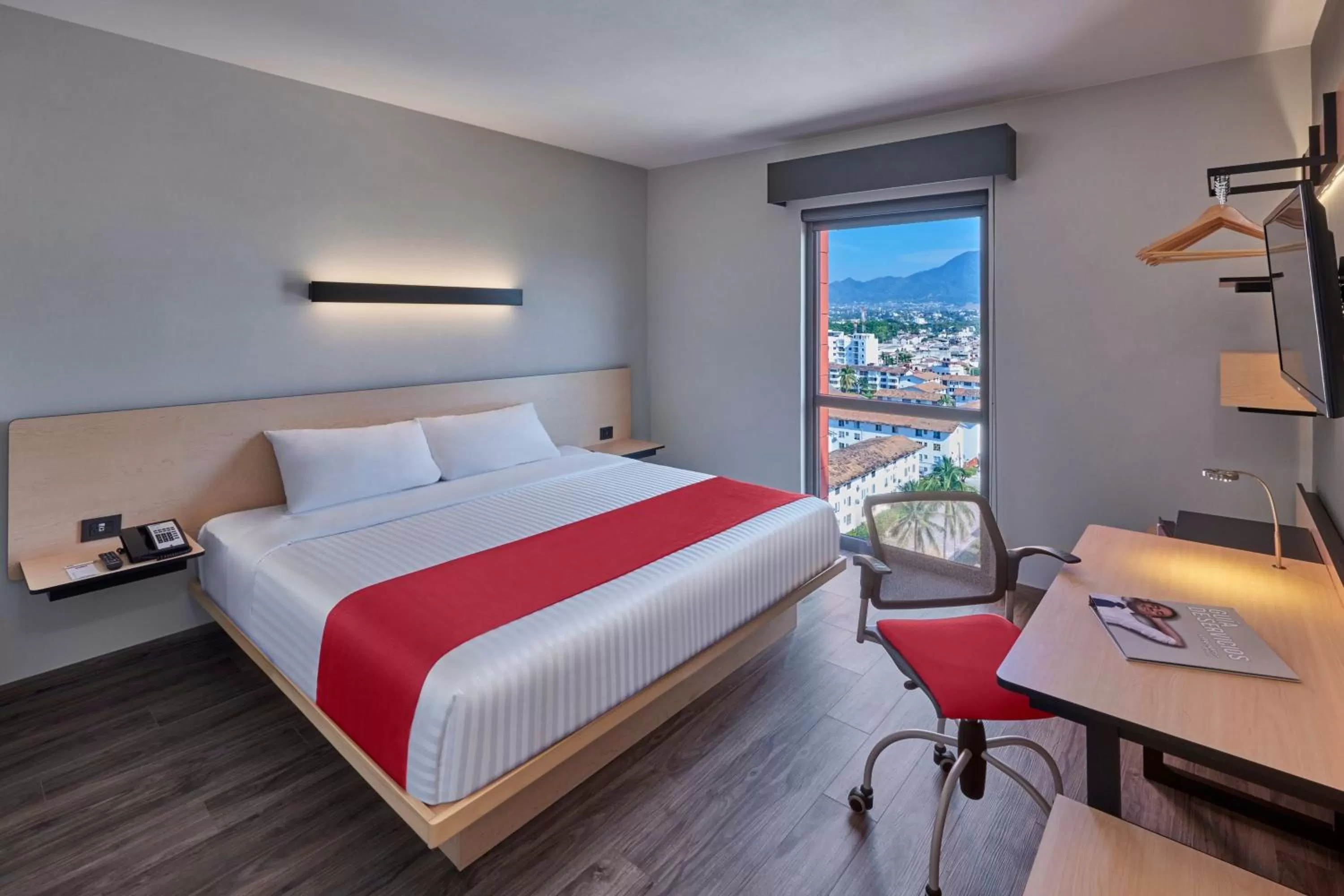 Bedroom, Bed in City Express Plus by Marriott Puerto Vallarta
