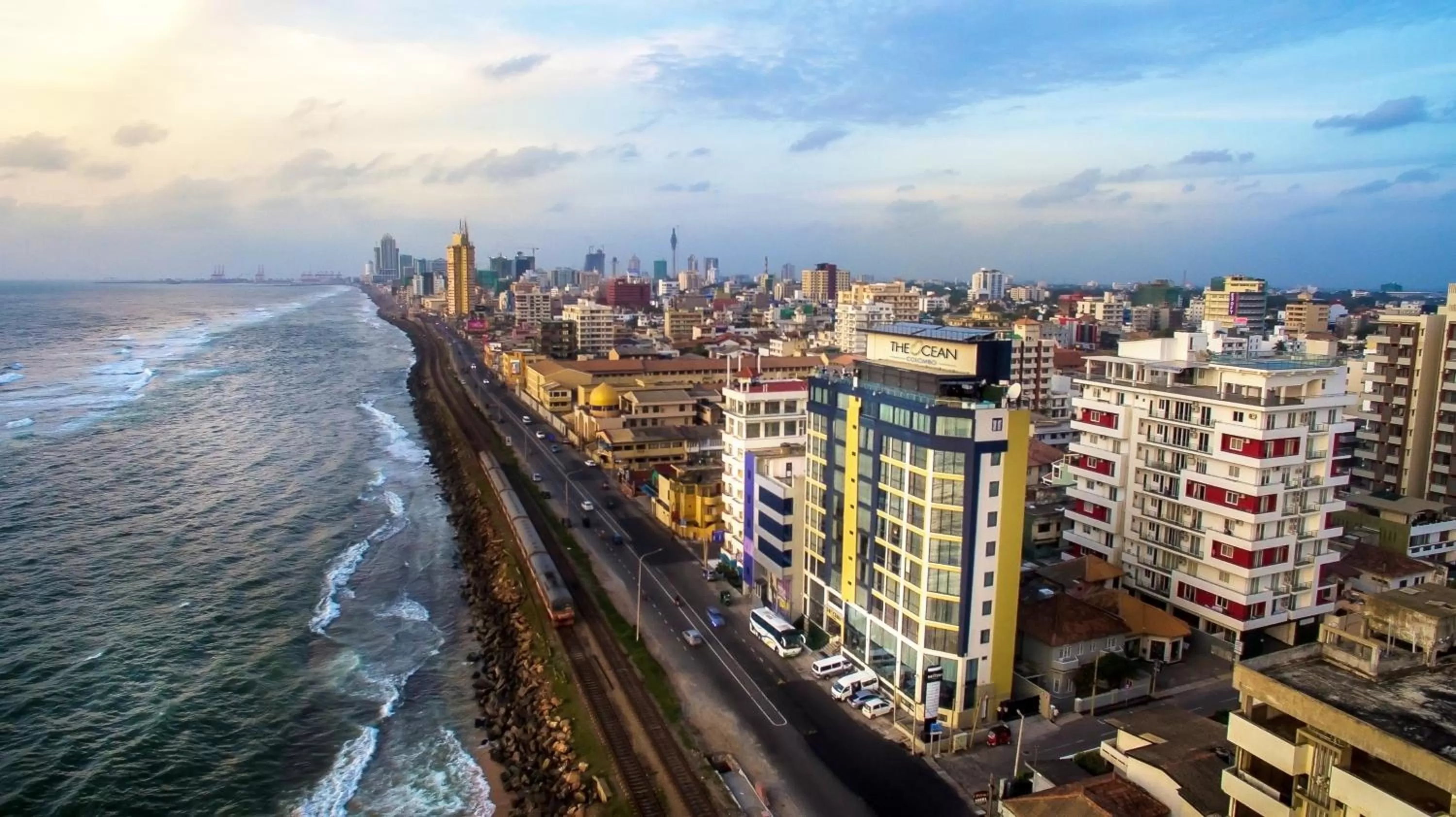 Bird's eye view in The Ocean Colombo - Guaranteed Sea View Rooms
