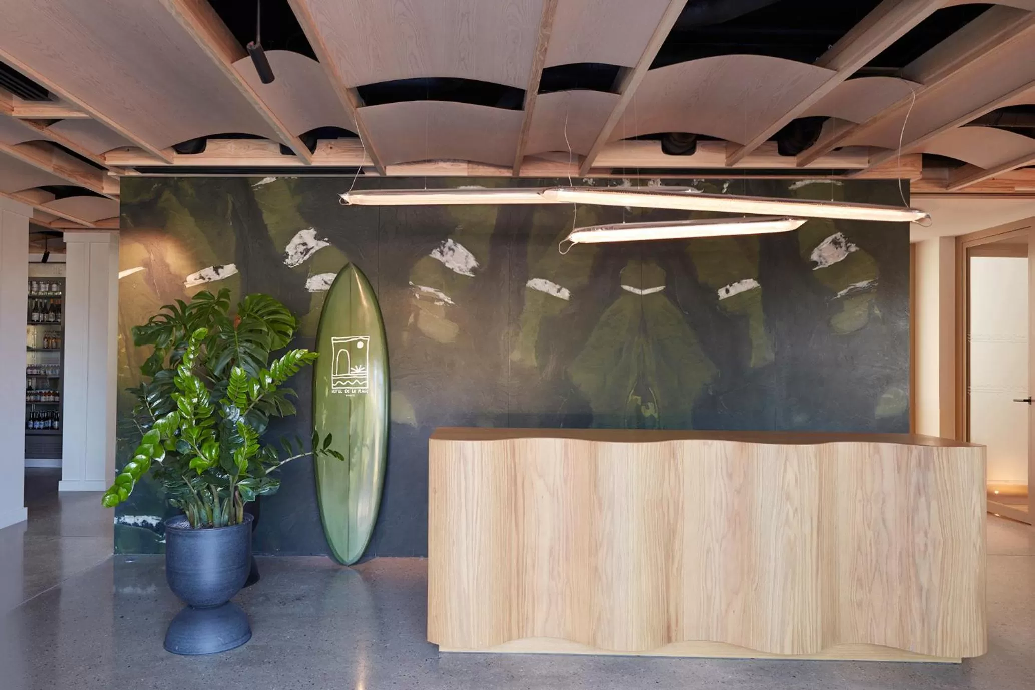 Lobby or reception in Hôtel de La Plage