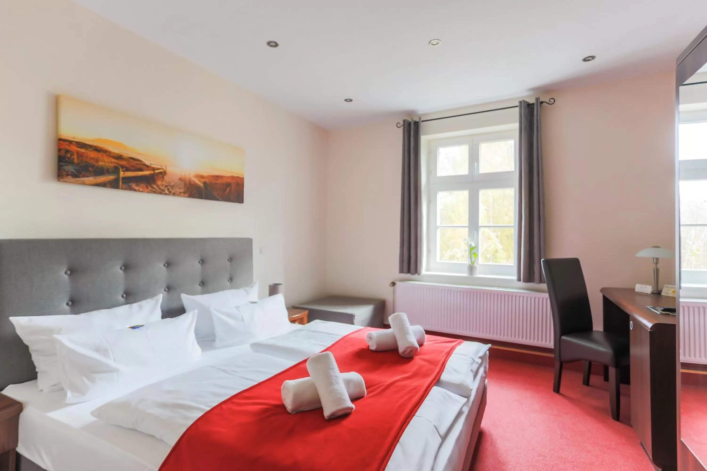 Photo of the whole room, Bed in Hotel Zur Alten Oder- Frankfurt-Oder