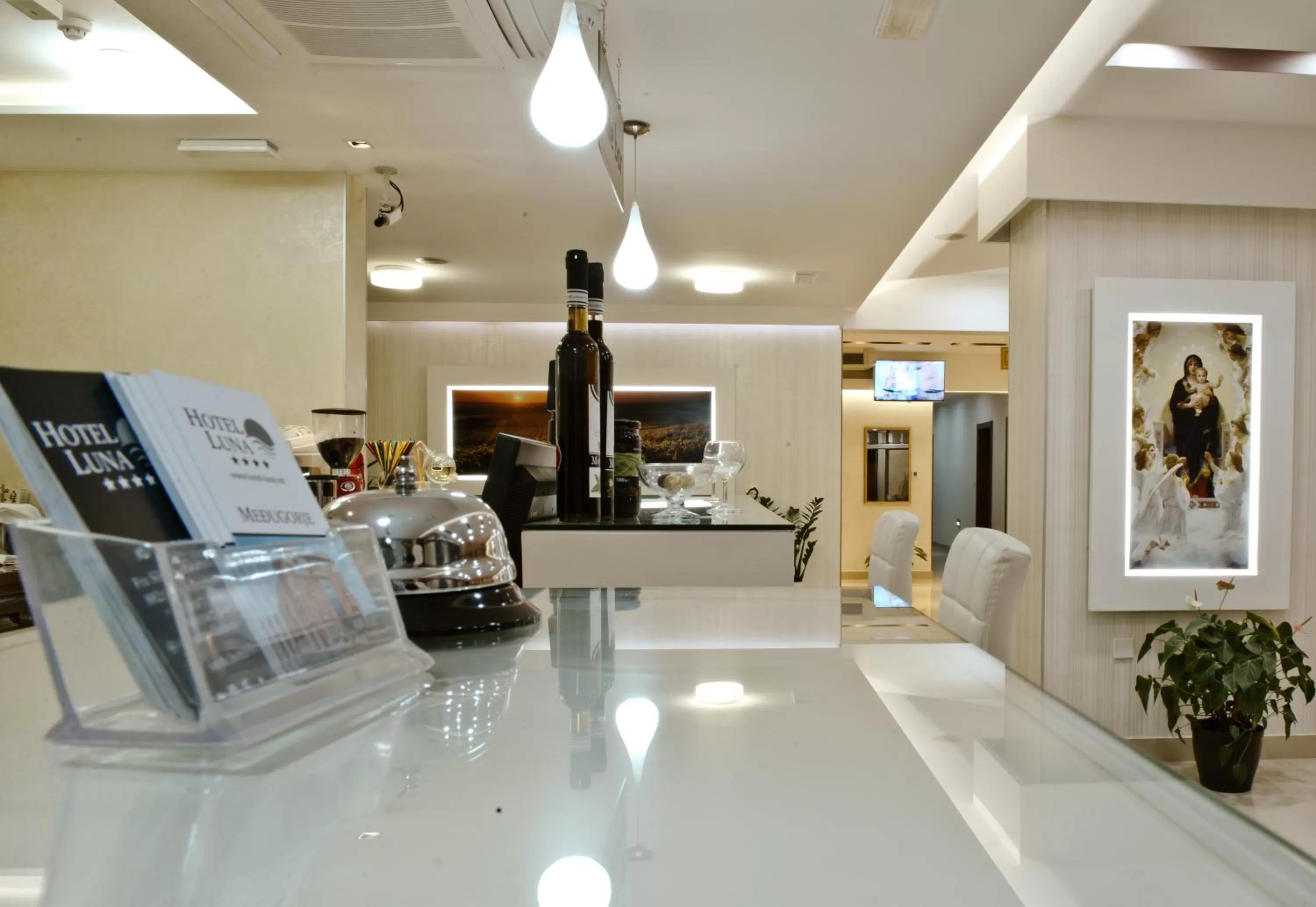 Lobby or reception in Hotel Luna