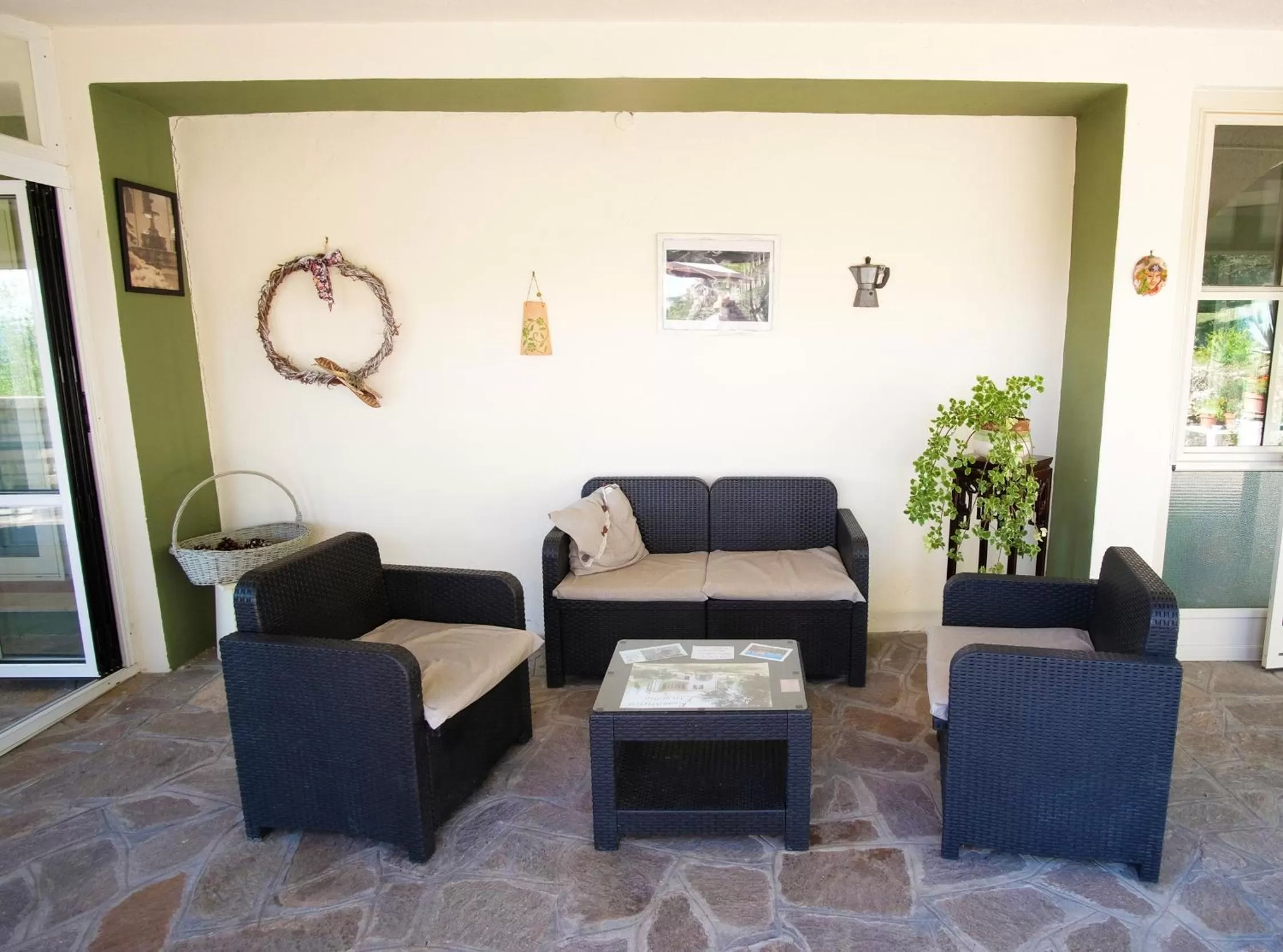 Patio in Bed and Breakfast Romantica Evasione