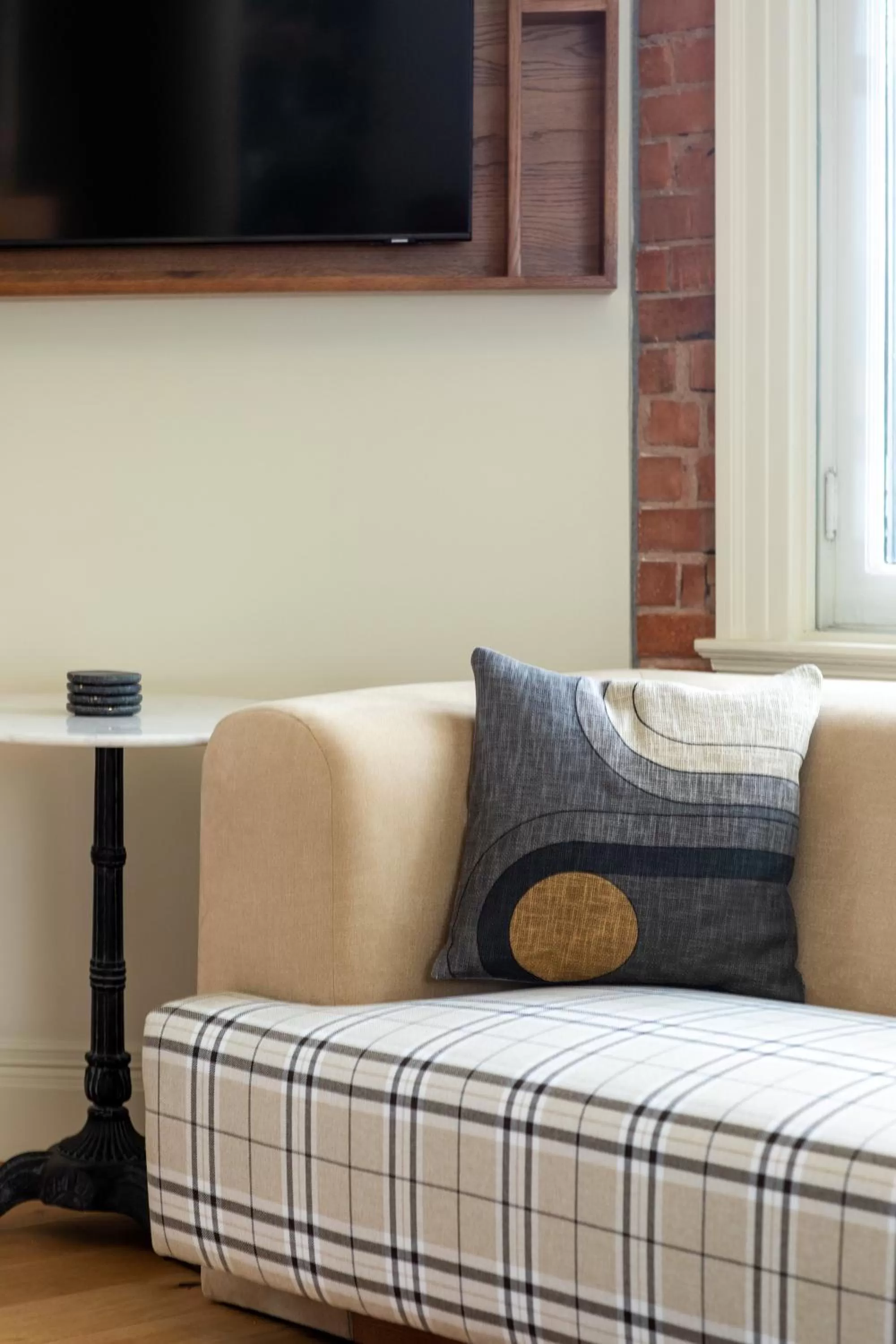 Seating area, Bed in The Mining Exchange