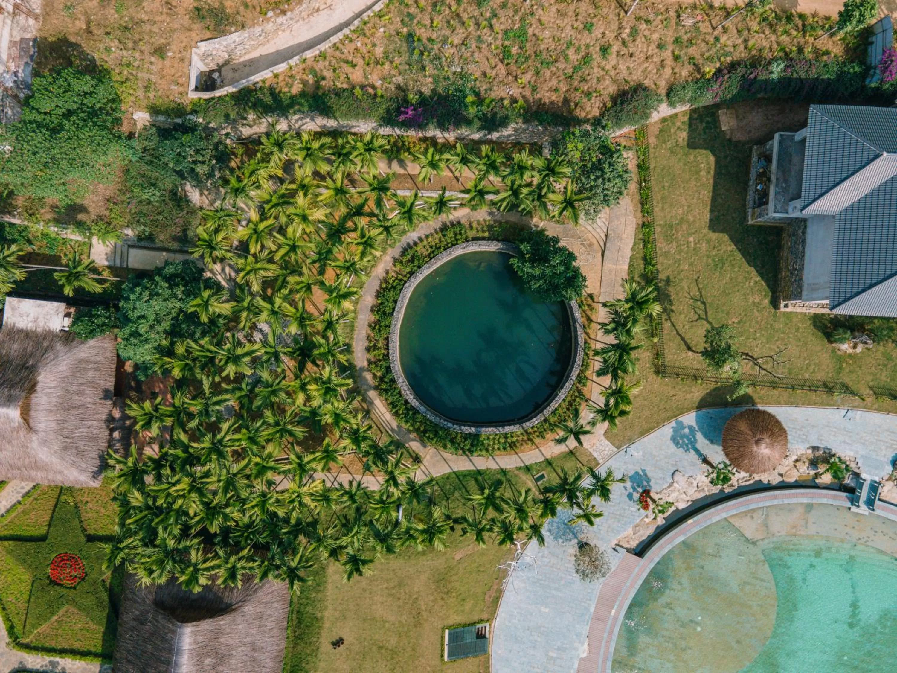 Natural landscape in Thung Nham Resort