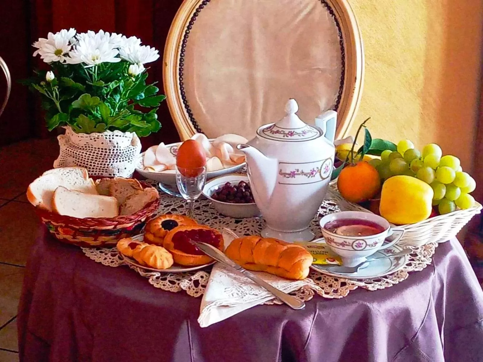 Food in B&B Maison Villa Vittorio