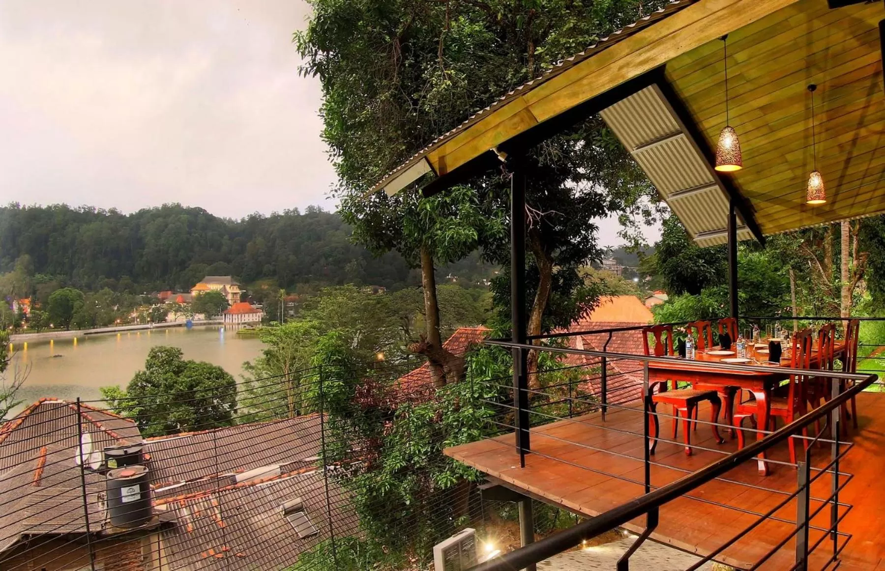 Balcony/Terrace in SWP Eco Lodge, Kandy