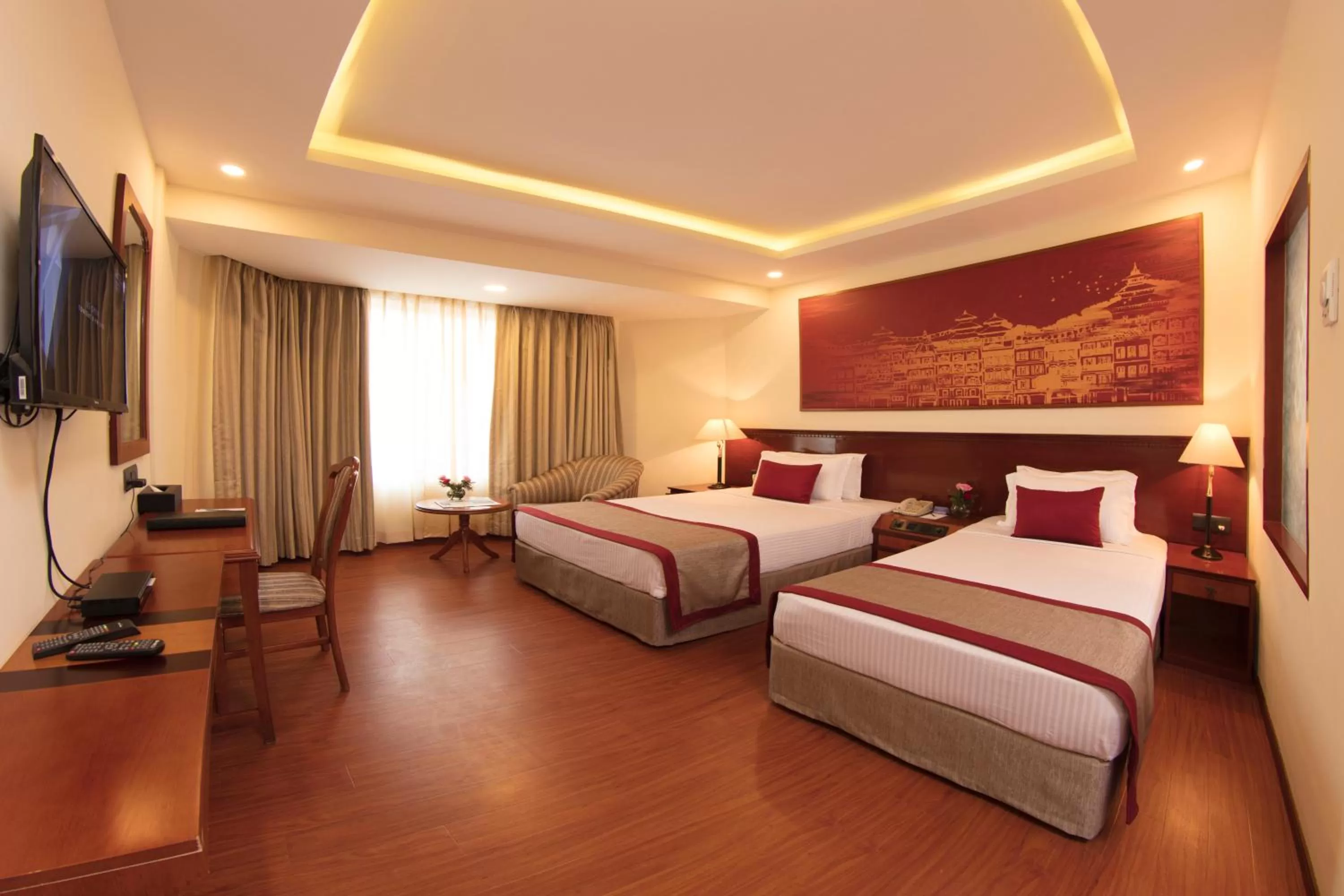 Photo of the whole room, Bed in Royal Singi Hotel