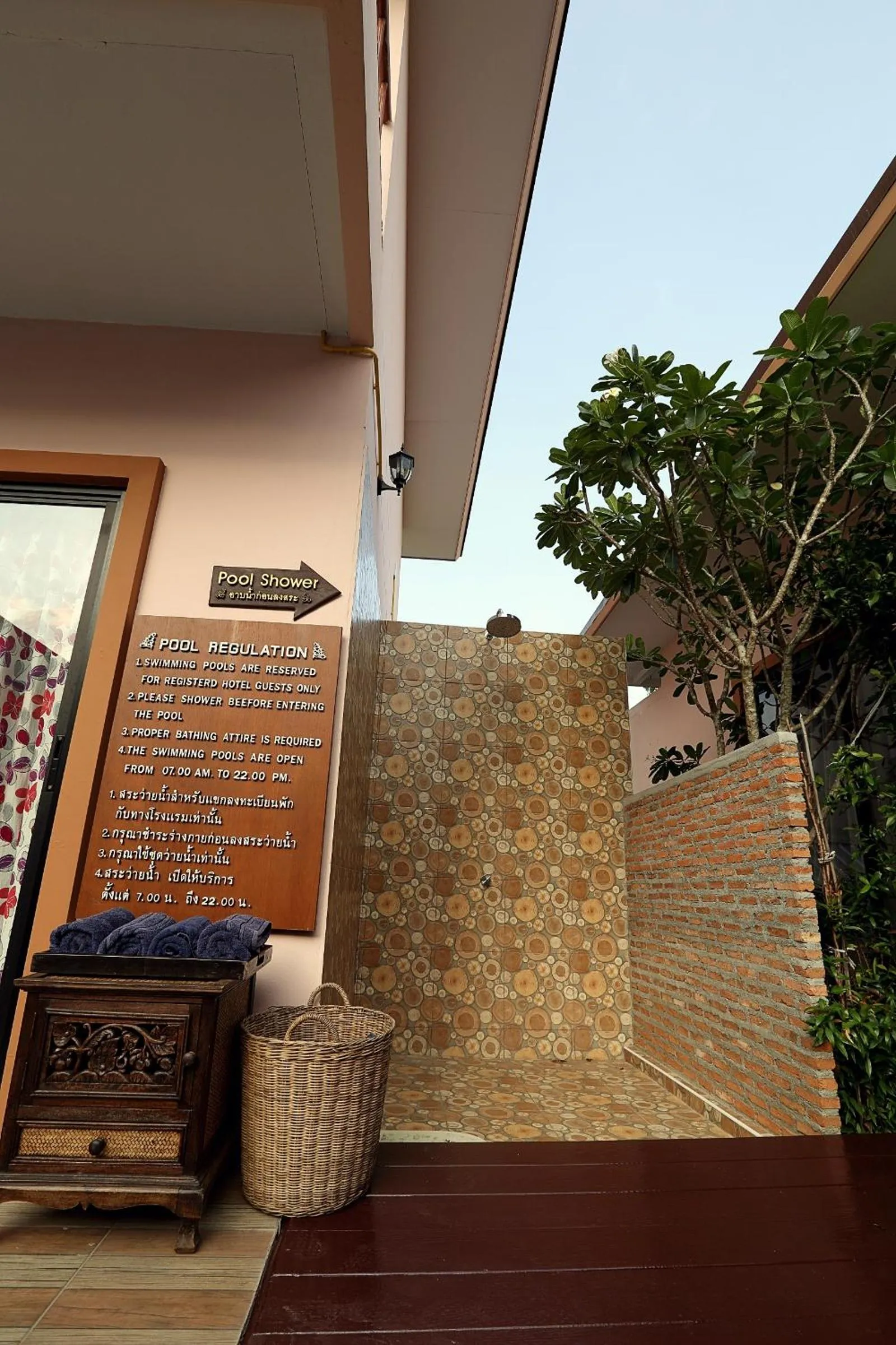 Decorative detail in PloyKhumThong Boutique Resort