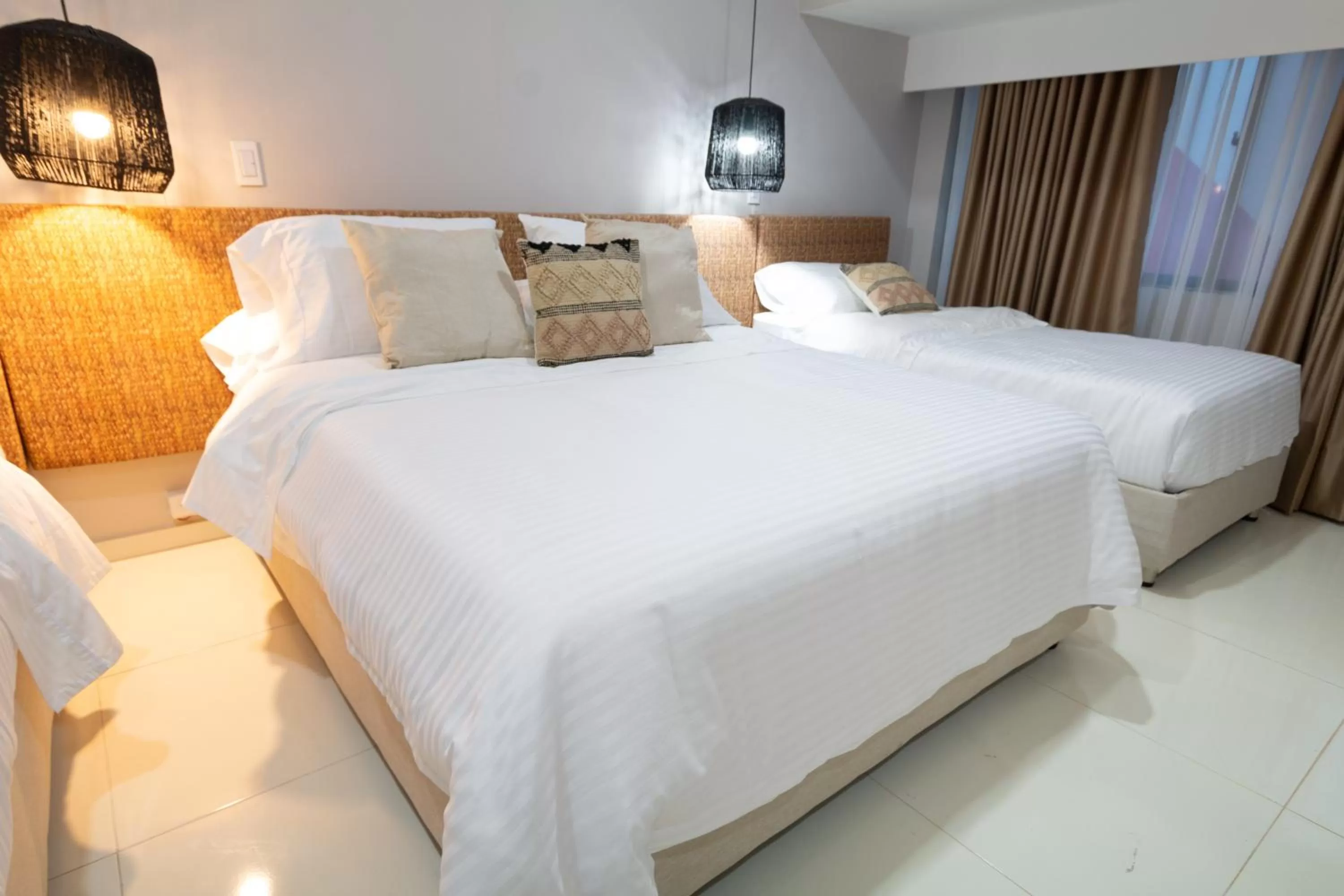 Bed in Hotel Boutique CASA CHUNUU Santa Marta