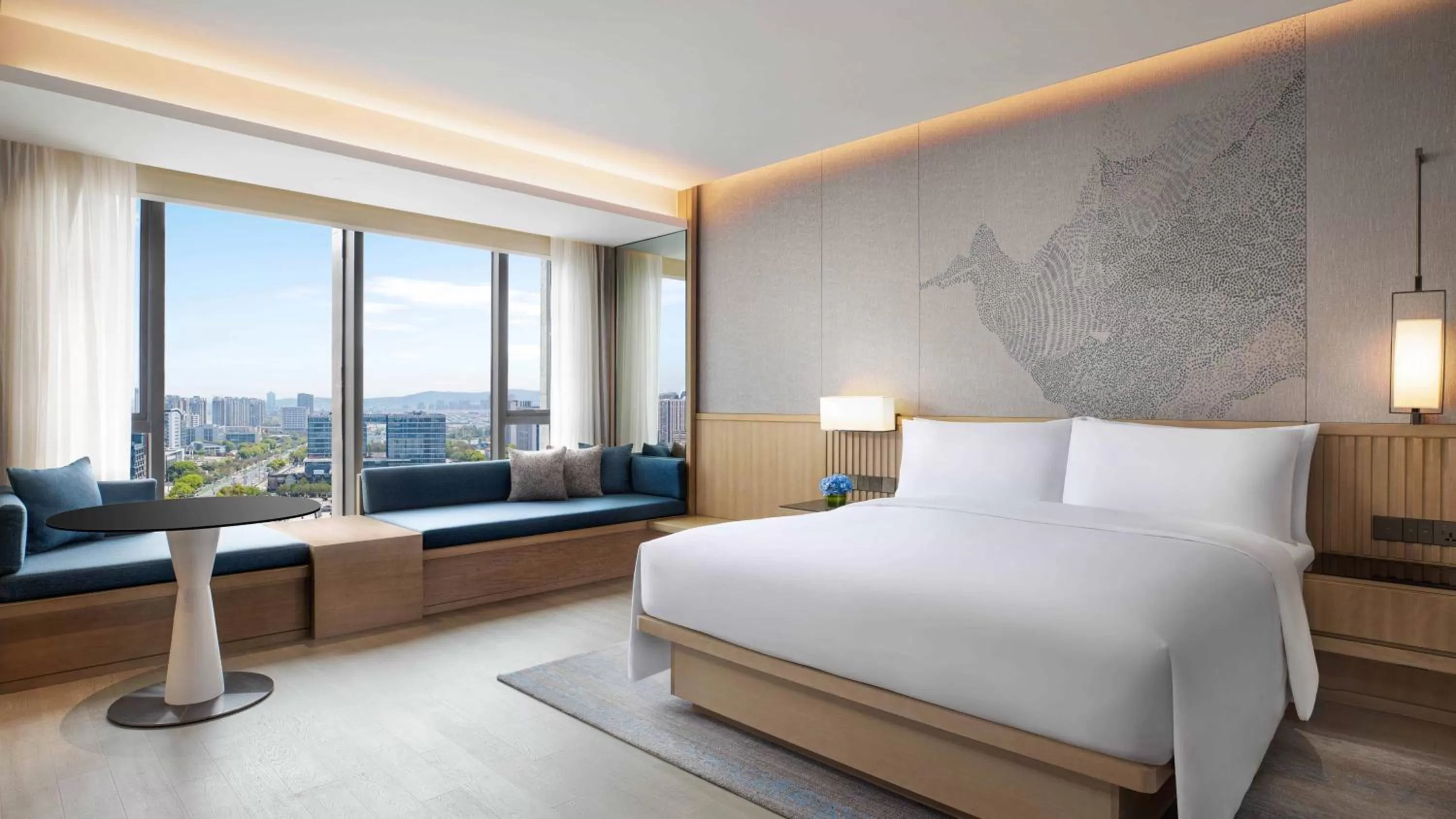 Bedroom, Bed in Courtyard by Marriott Nanjing Jiangning