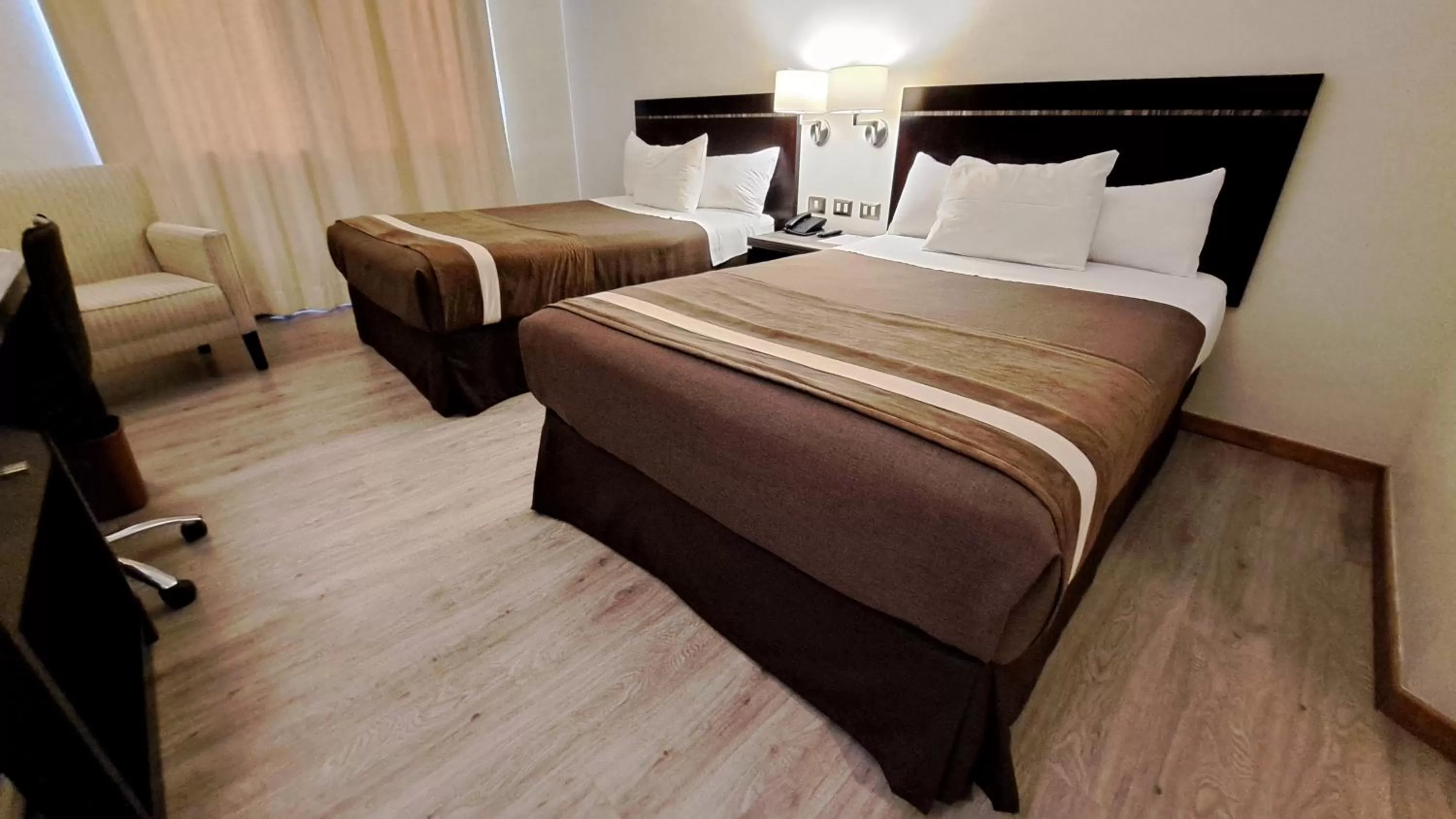 Bed in Hotel Diego de Almagro Curicó