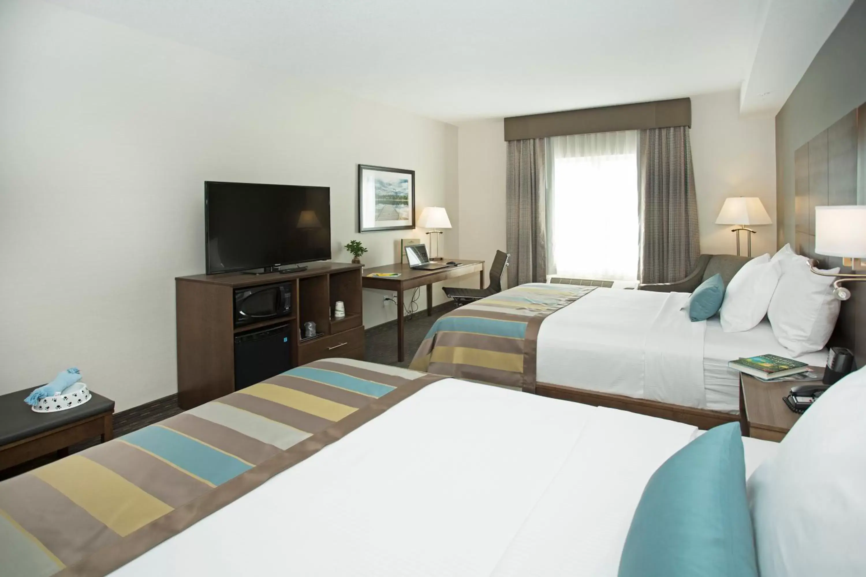 Queen Room with Two Queen Beds - Non-Smoking in Wingate by Wyndham Calgary Airport Queen Room with Two Queen Beds - Non-Smoking in Wingate by Wyndham Calgary Airport