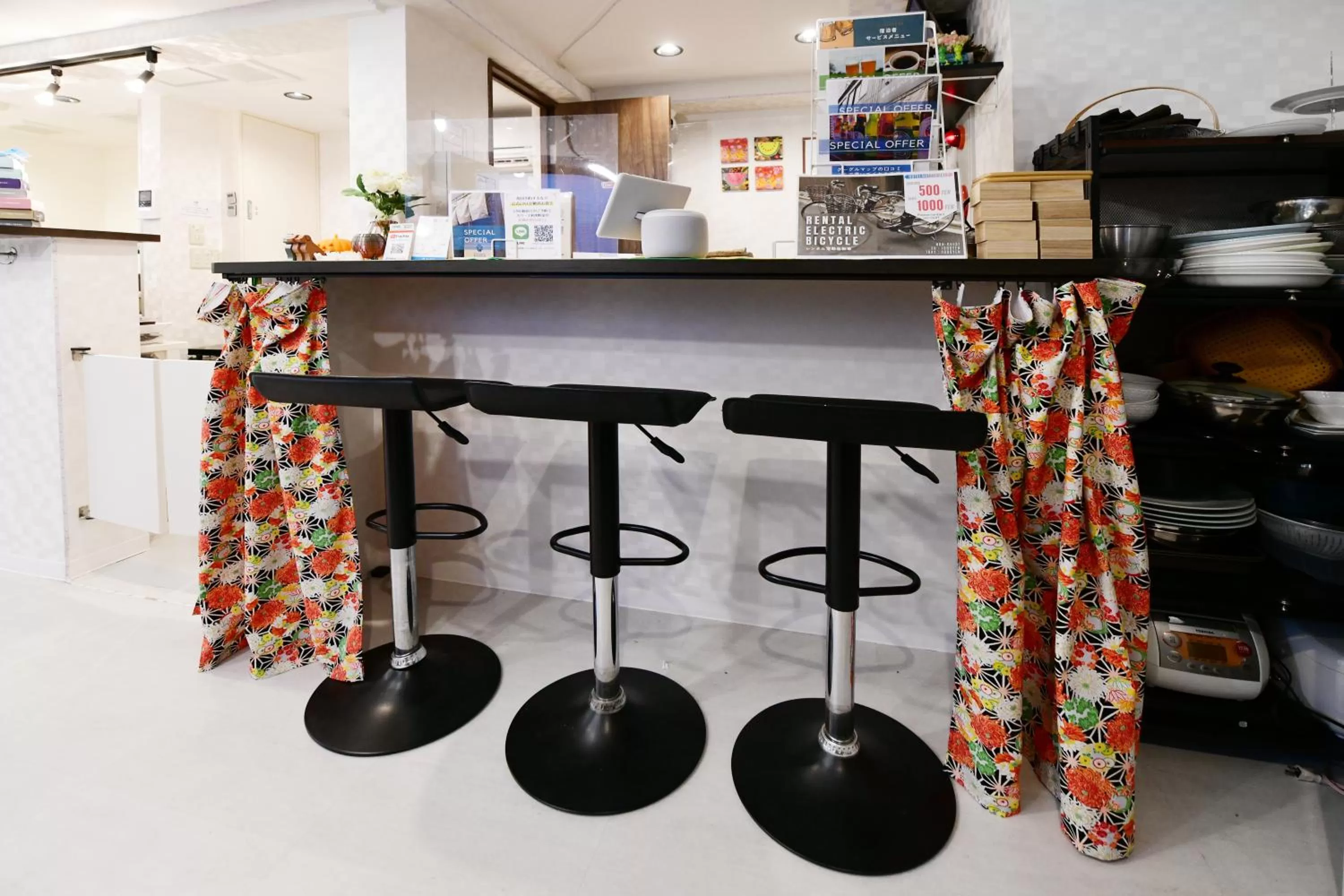 無料wi-fi JING HOUSE 秋葉原 電動自転車レンタル