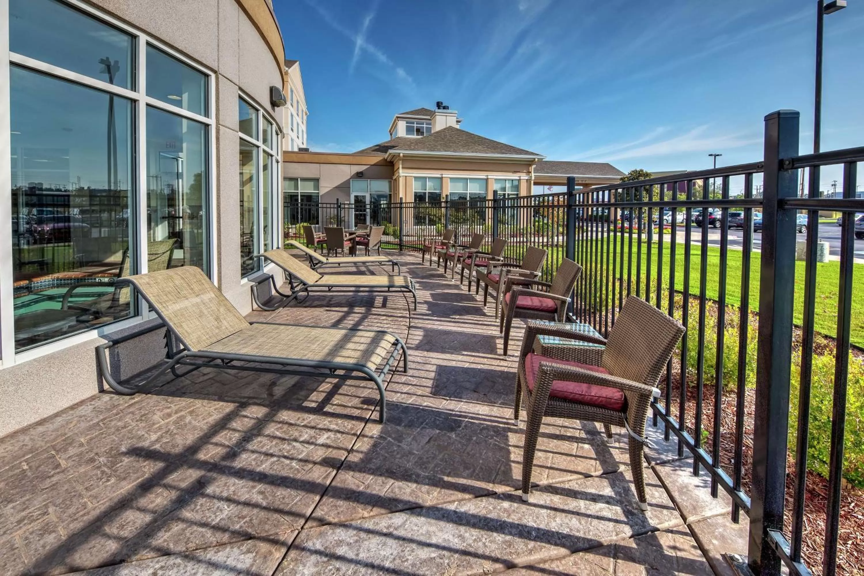Patio in Hilton Garden Inn Midtown Tulsa