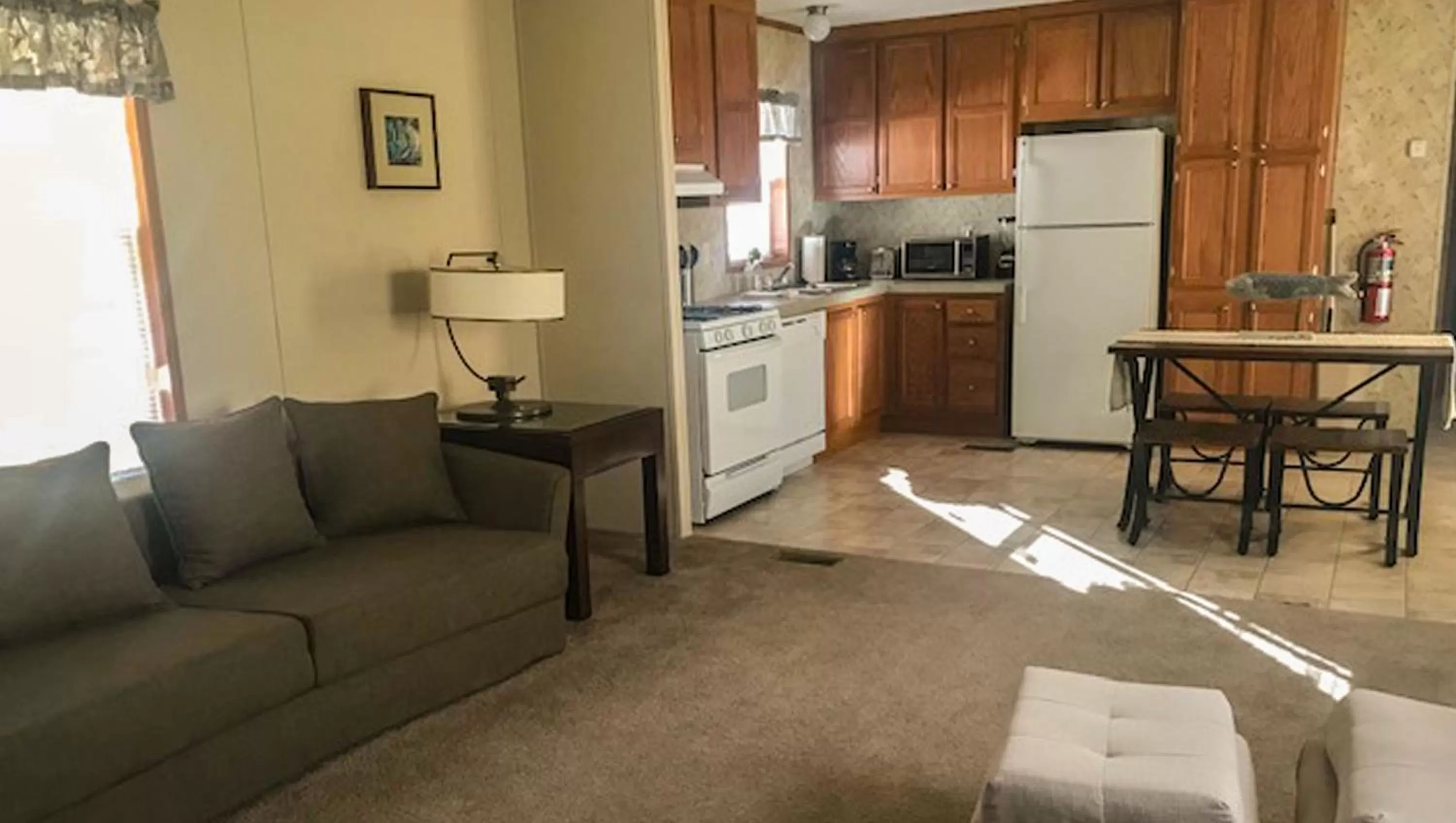 Living room in Ticaboo Lodge