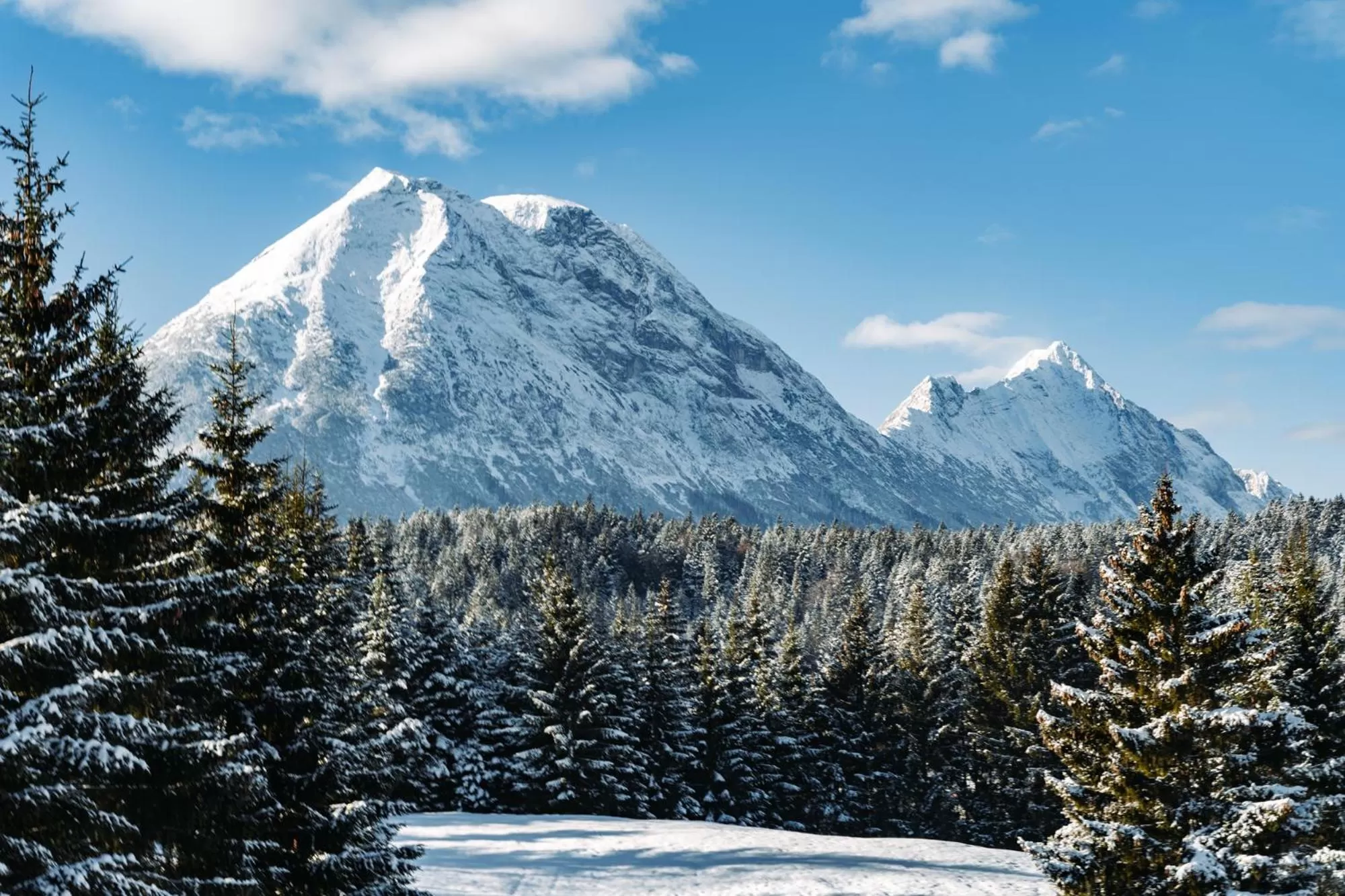 Mountain view, Winter in Hotel Kristall