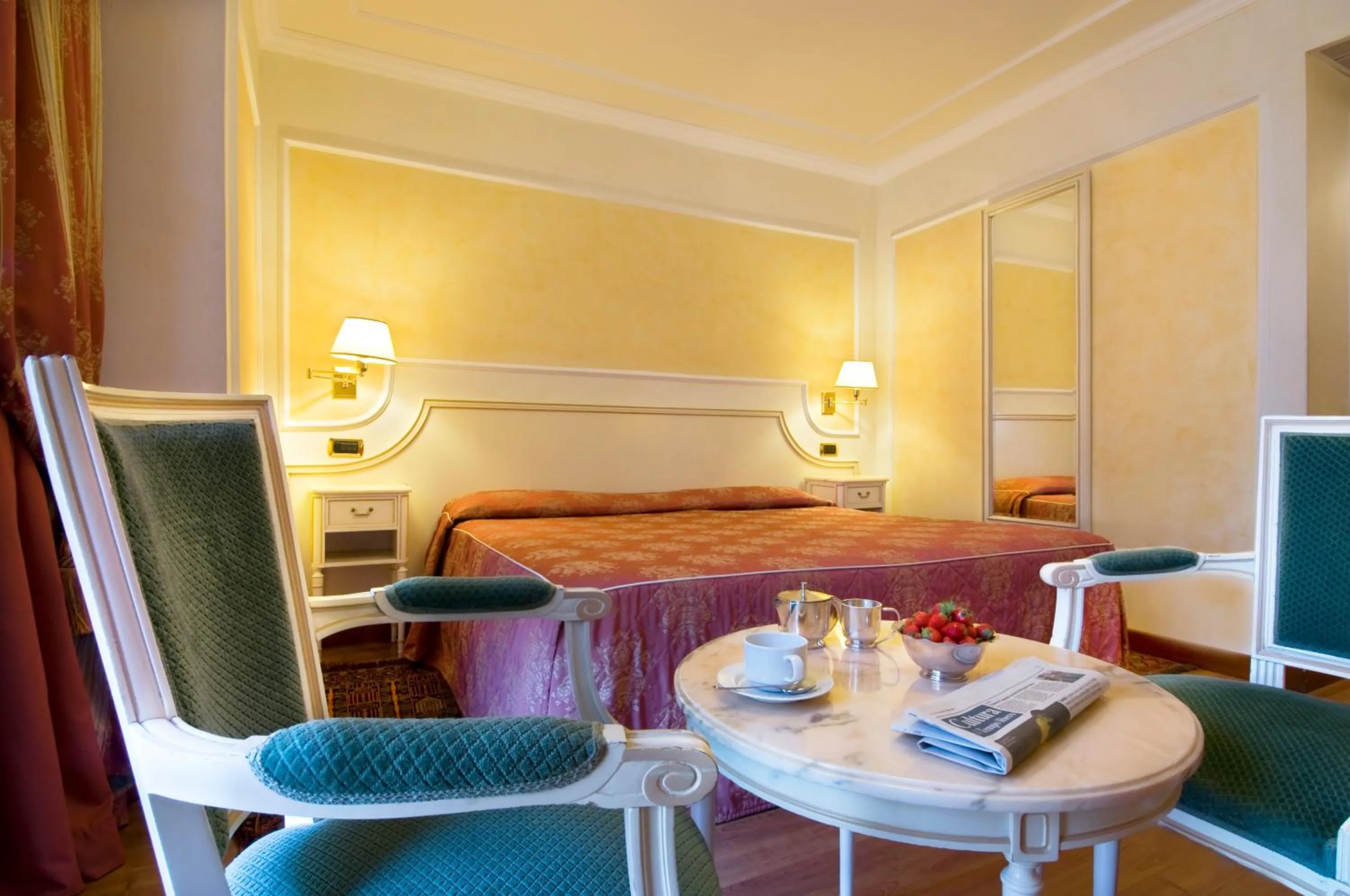 Bed in Grand Hotel Dino