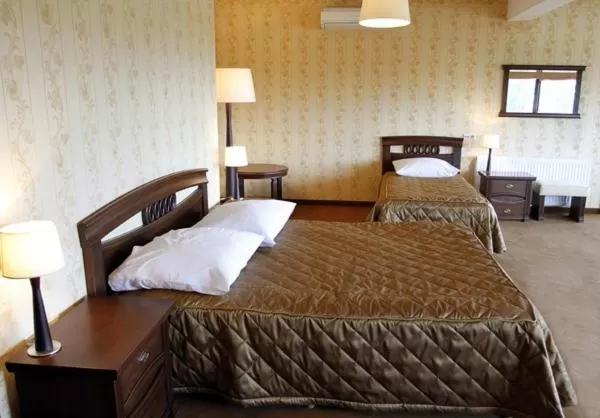 Bed in Hotel Mistral