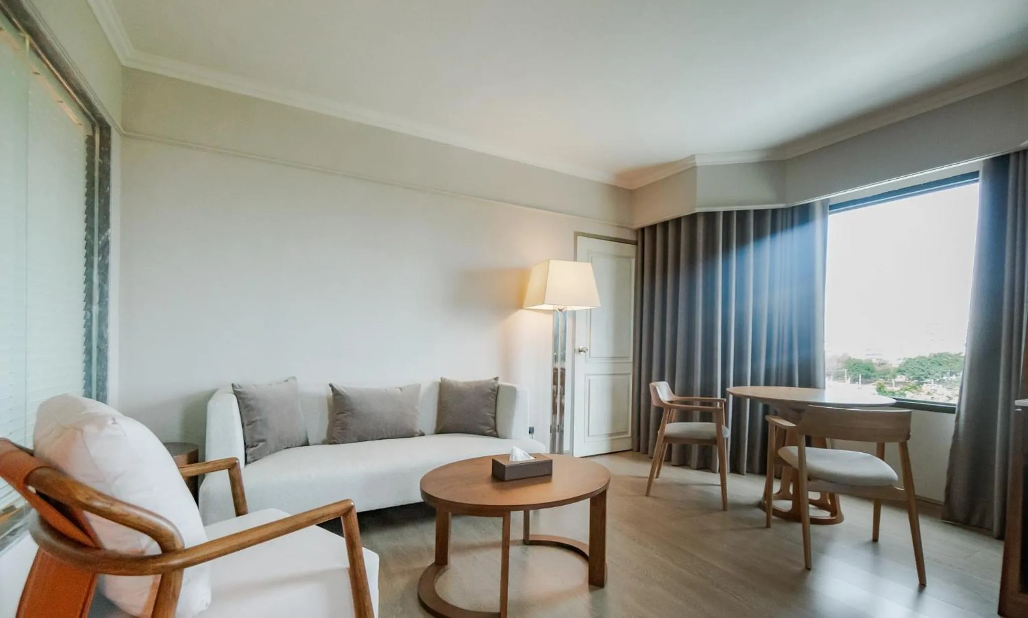 Seating area in The Grand Riverside Hotel