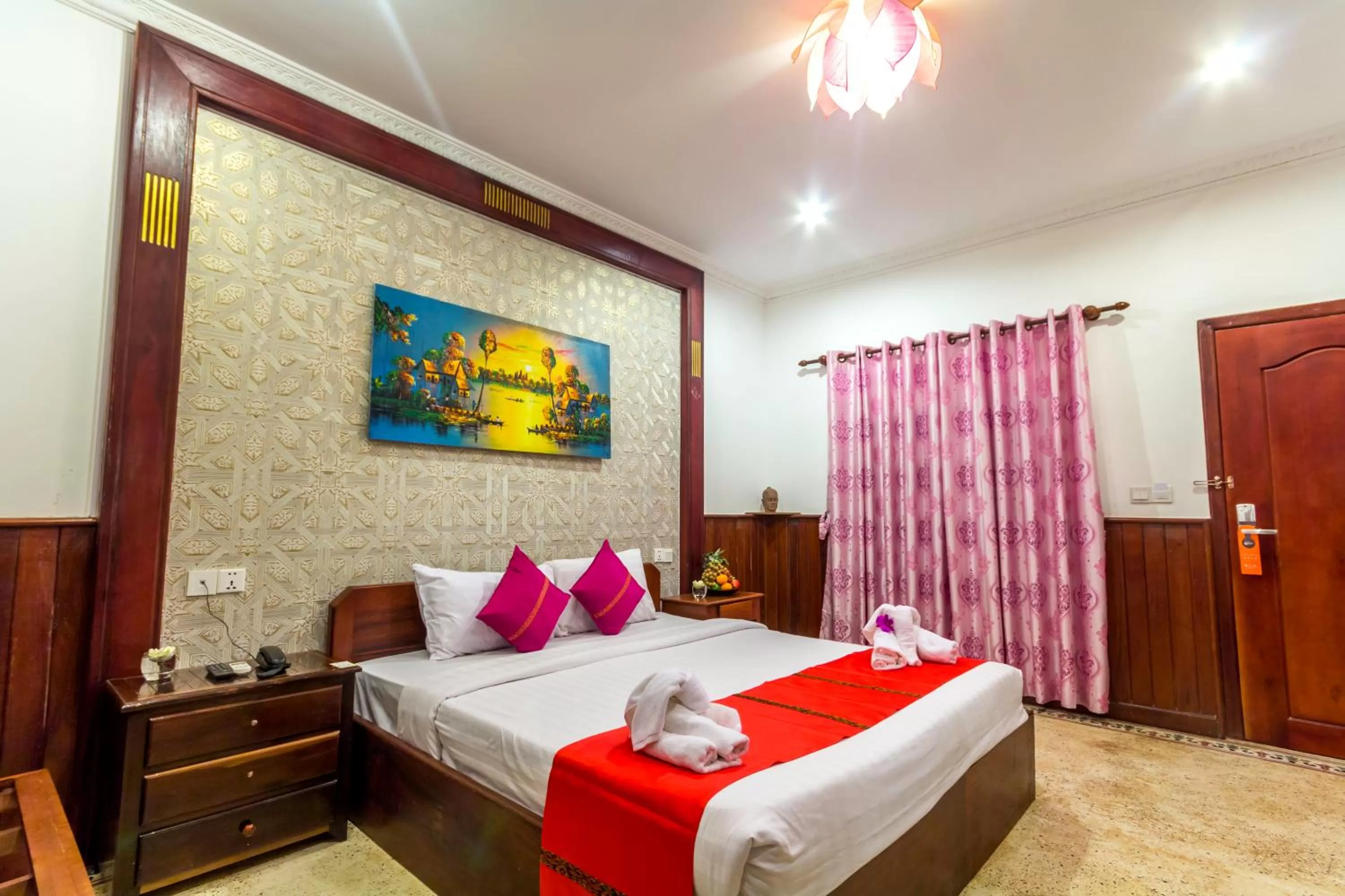 Bed in BayStone Resort