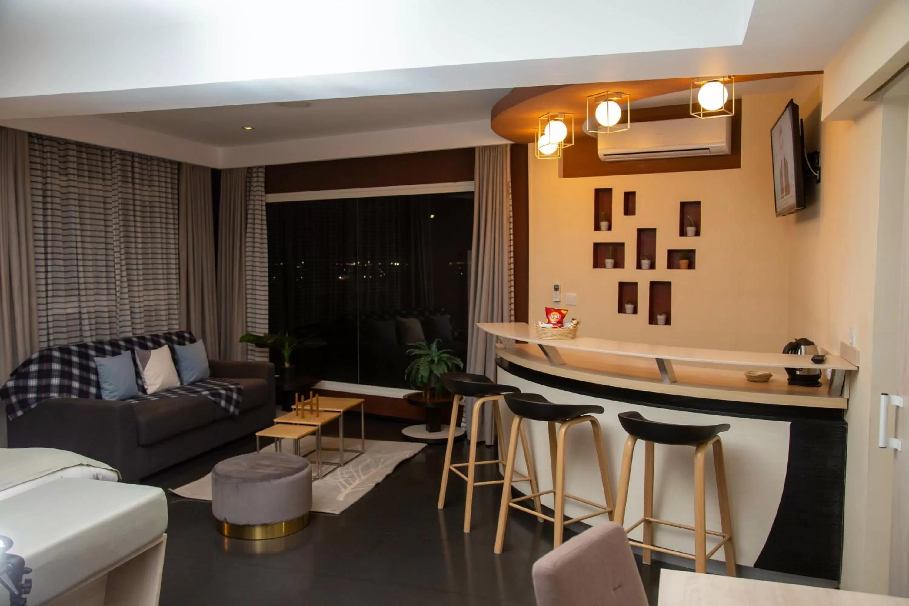 Living room in Hotel La Villette