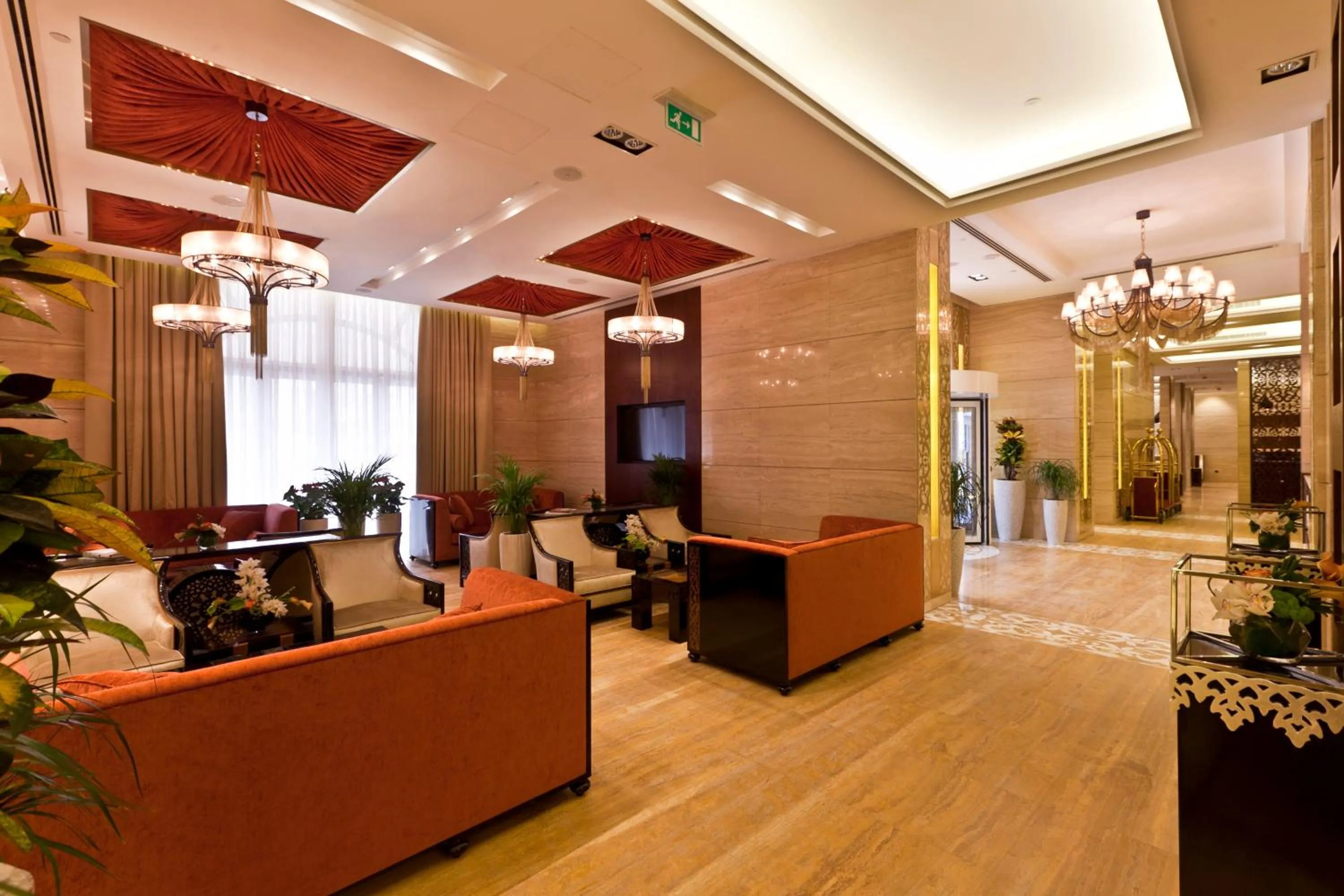 Lobby or reception in Zubarah Hotel