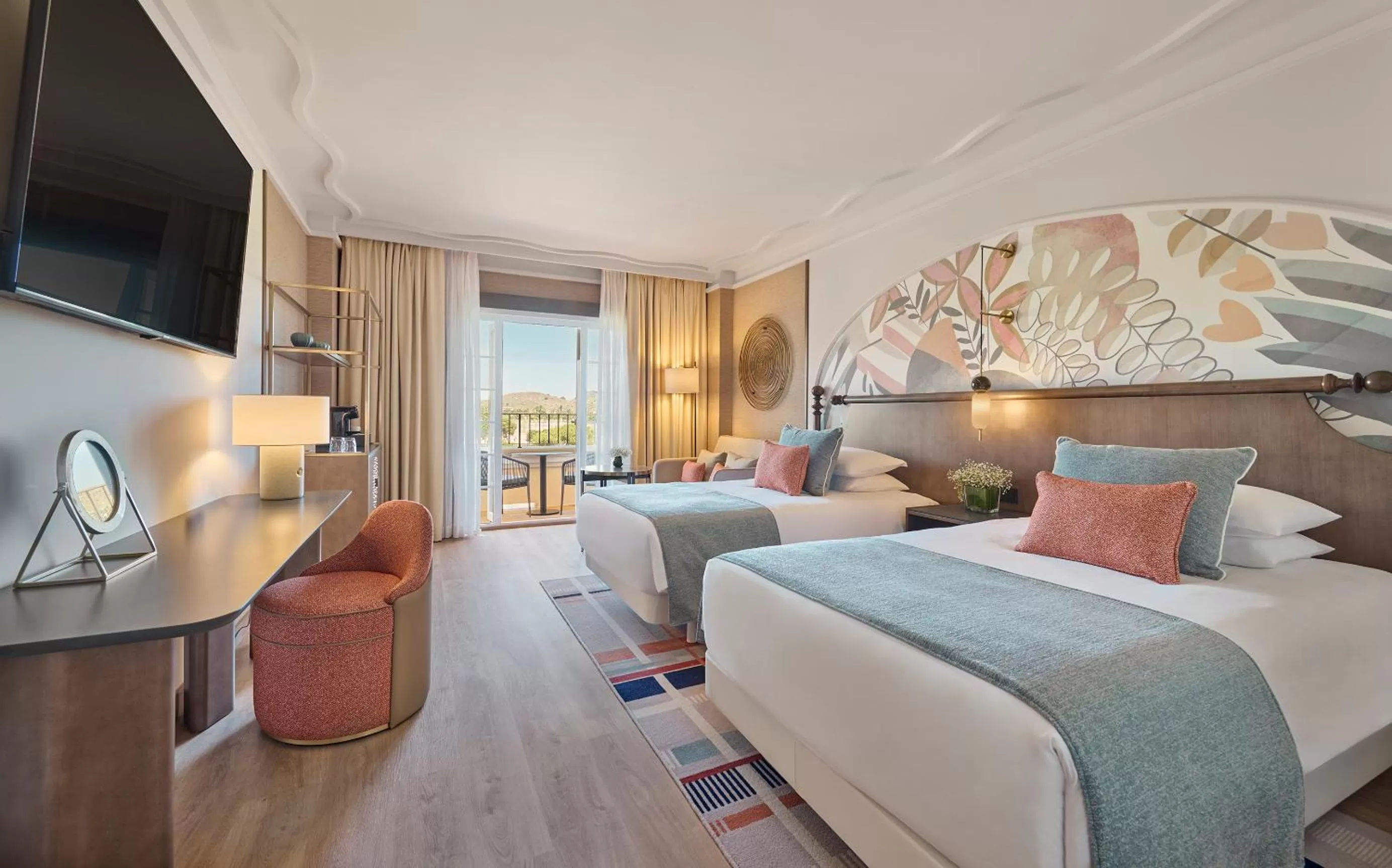 Bed in Grand Hyatt La Manga Club Golf & Spa