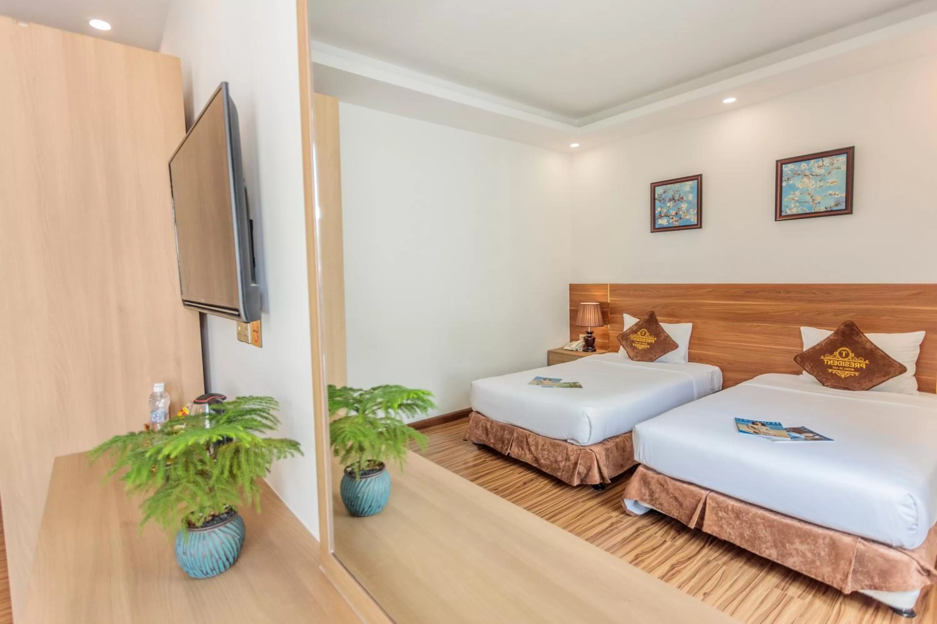 Bed in President Hotel