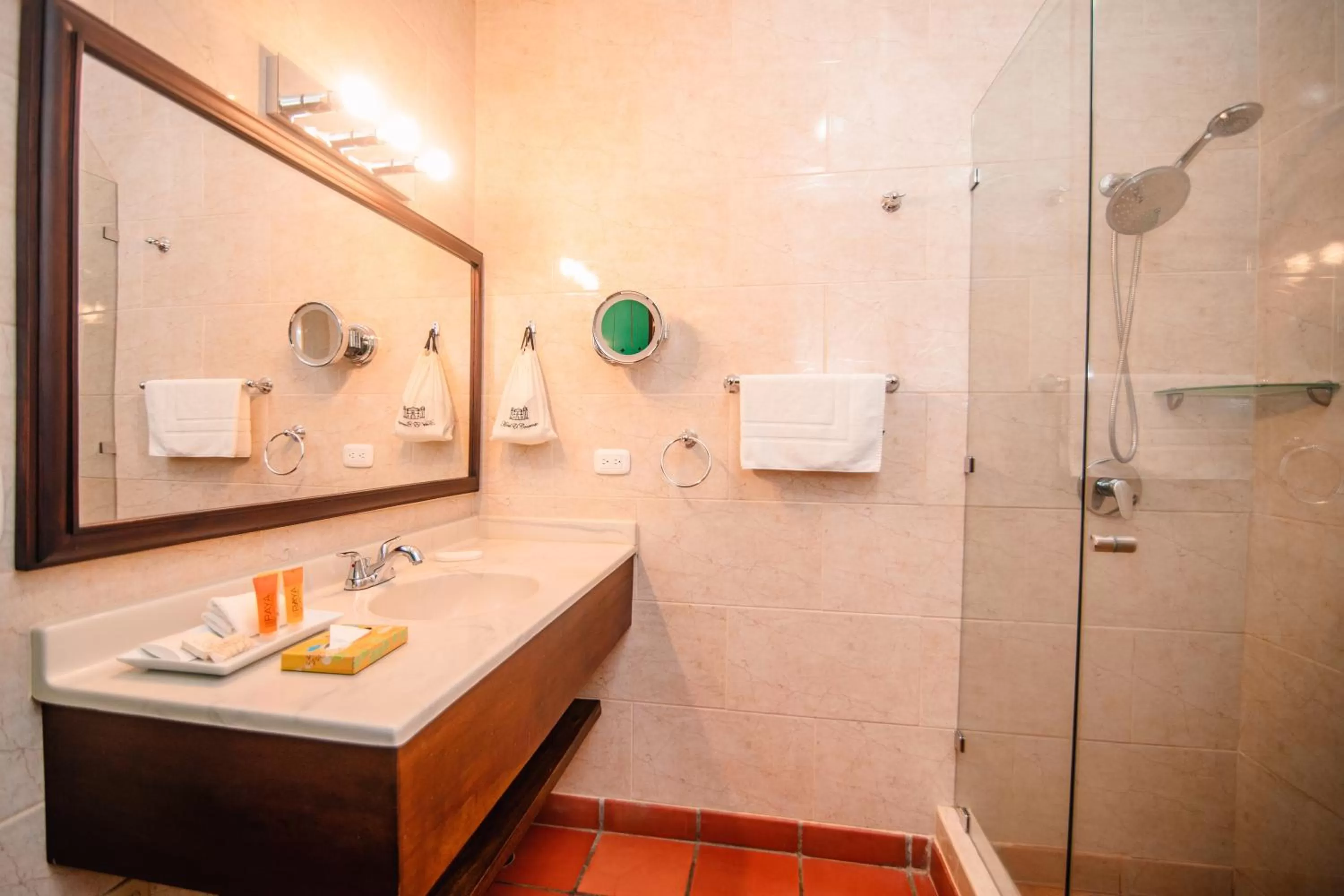 Shower, Bathroom in Hotel El Convento Leon Nicaragua