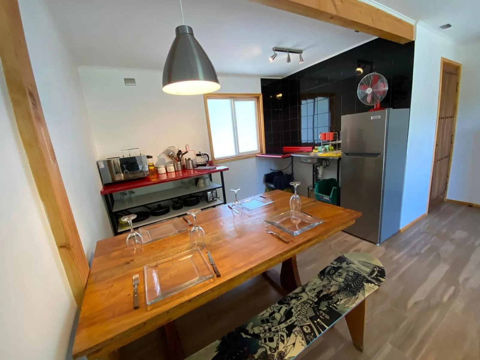 kitchen, Kitchen/Kitchenette in French Andes Apart Hostel