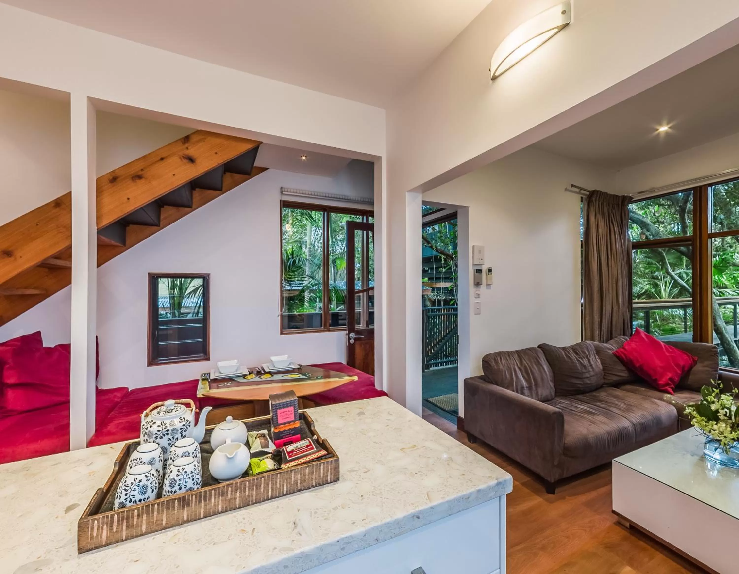 Living room in Shambhala @ Byron