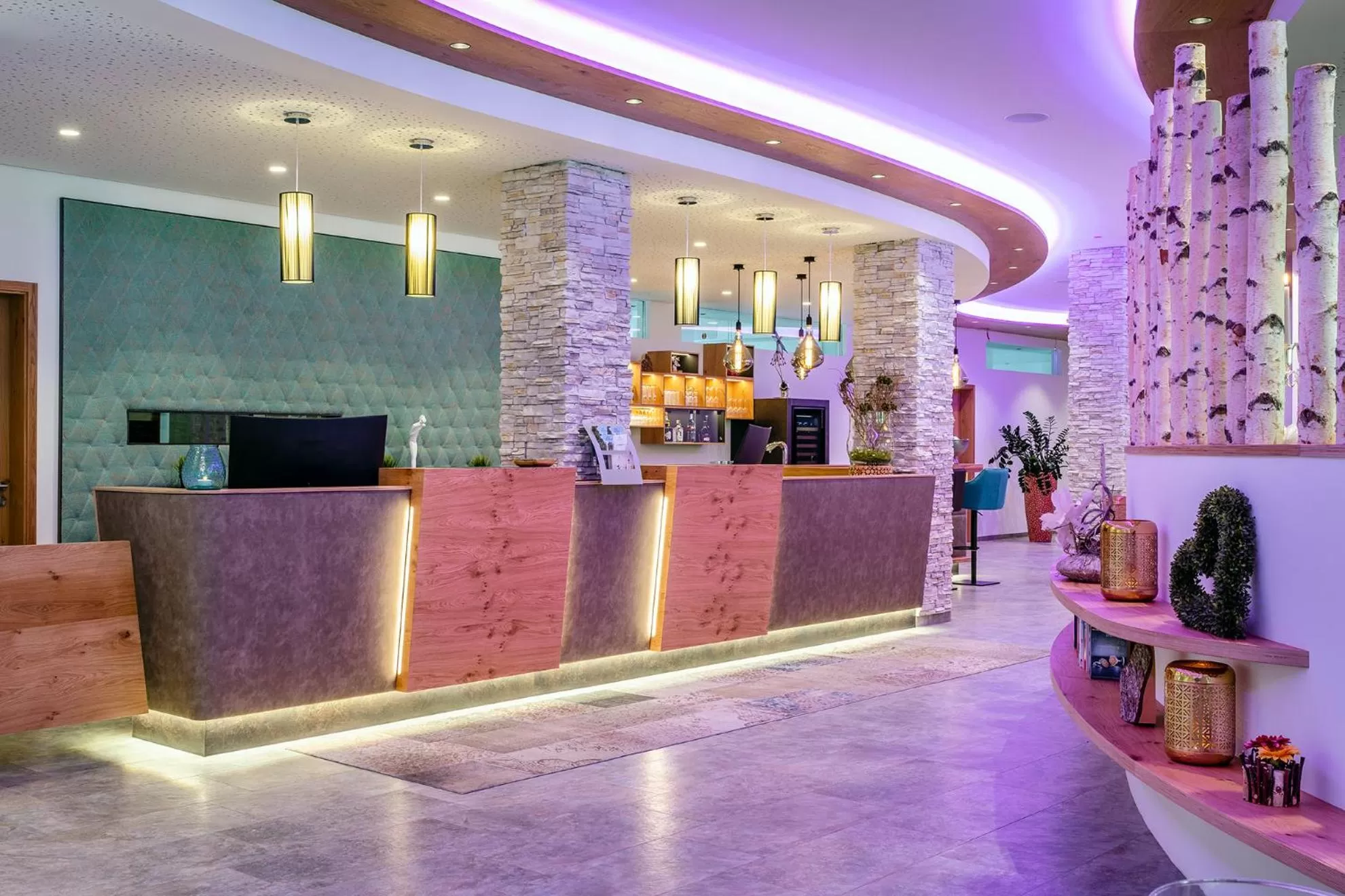 Lobby or reception in AVALON Hotel Bad Reichenhall