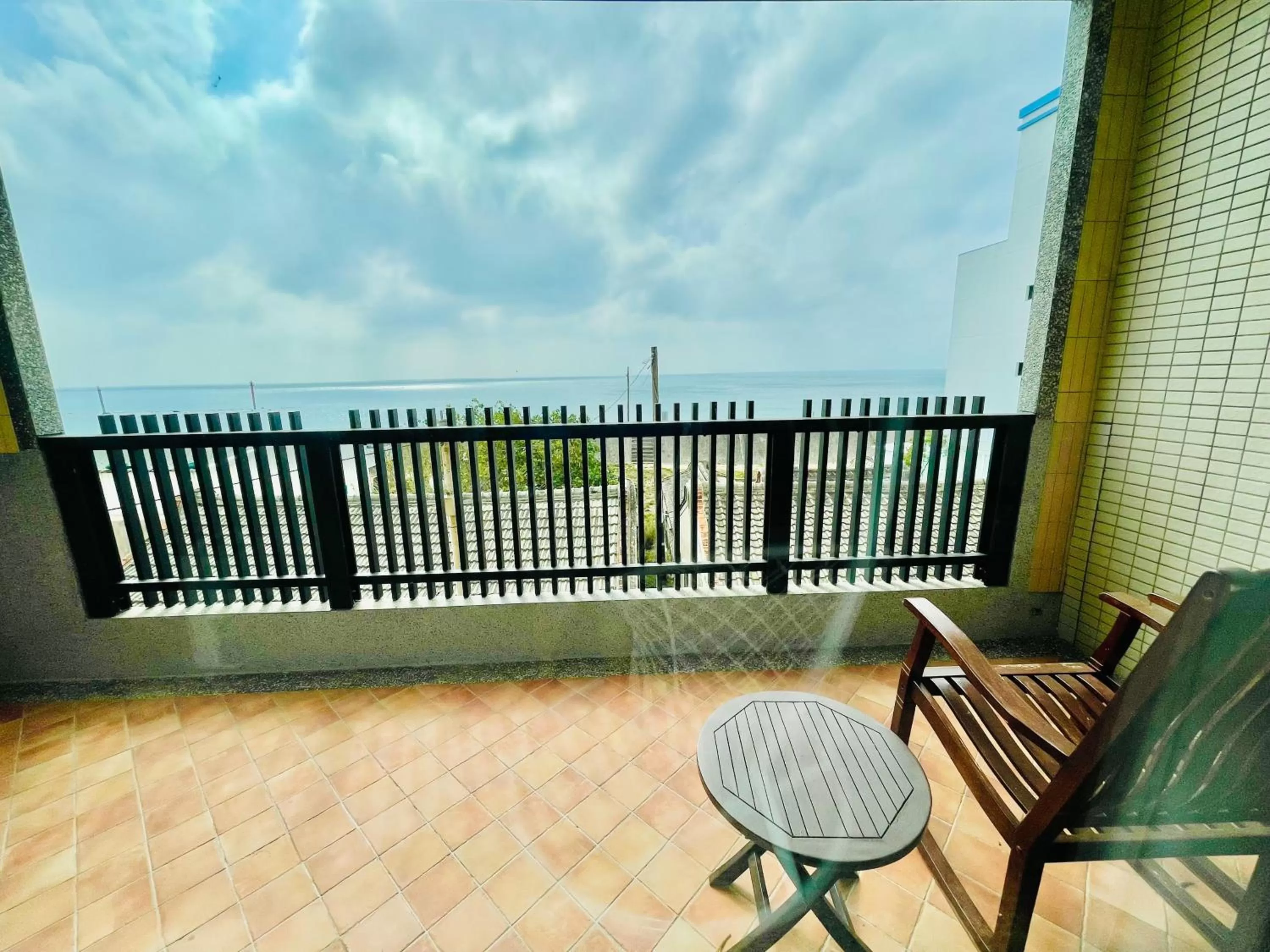Balcony/Terrace in Beachcastle & Sea View Villa