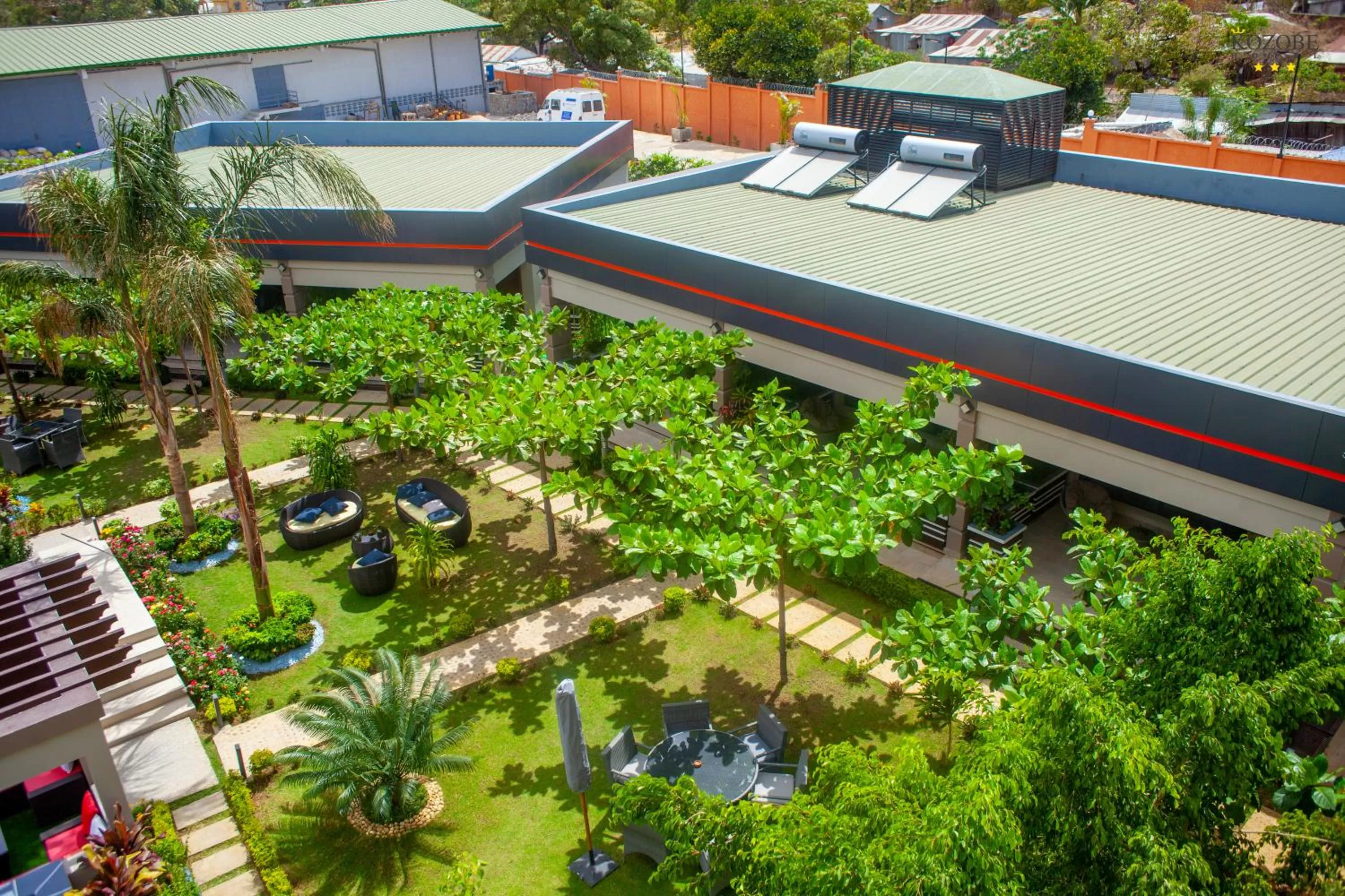 Garden, Bird's-eye View in KOZOBE HÔTEL