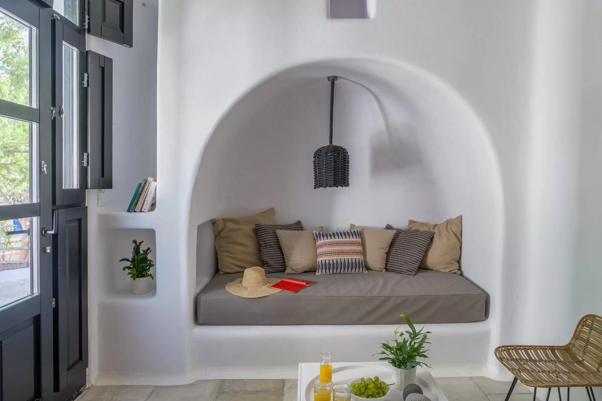 Living room in Euphoria Chora Naxos