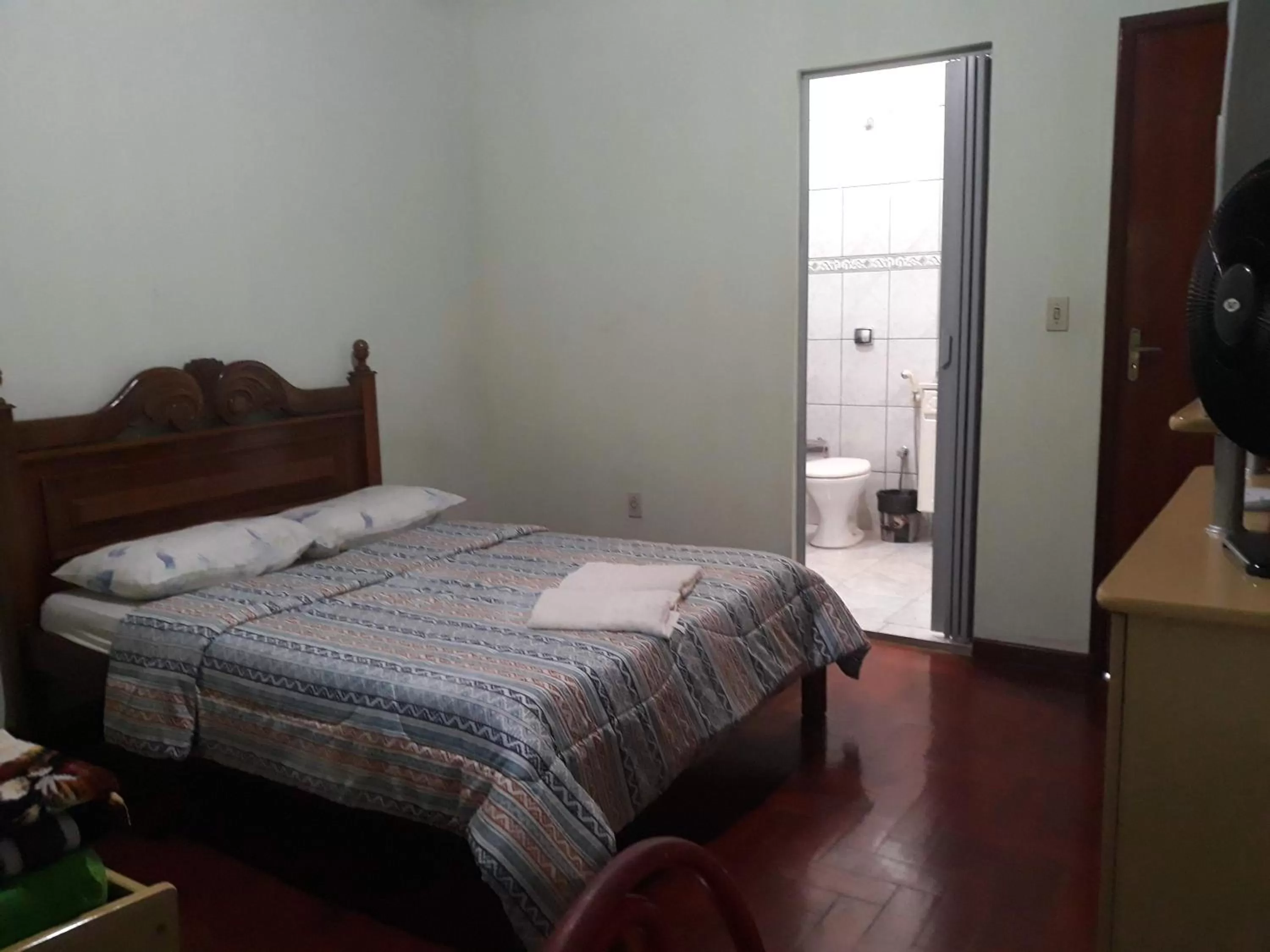 Bed in Pousada do Ribeirão