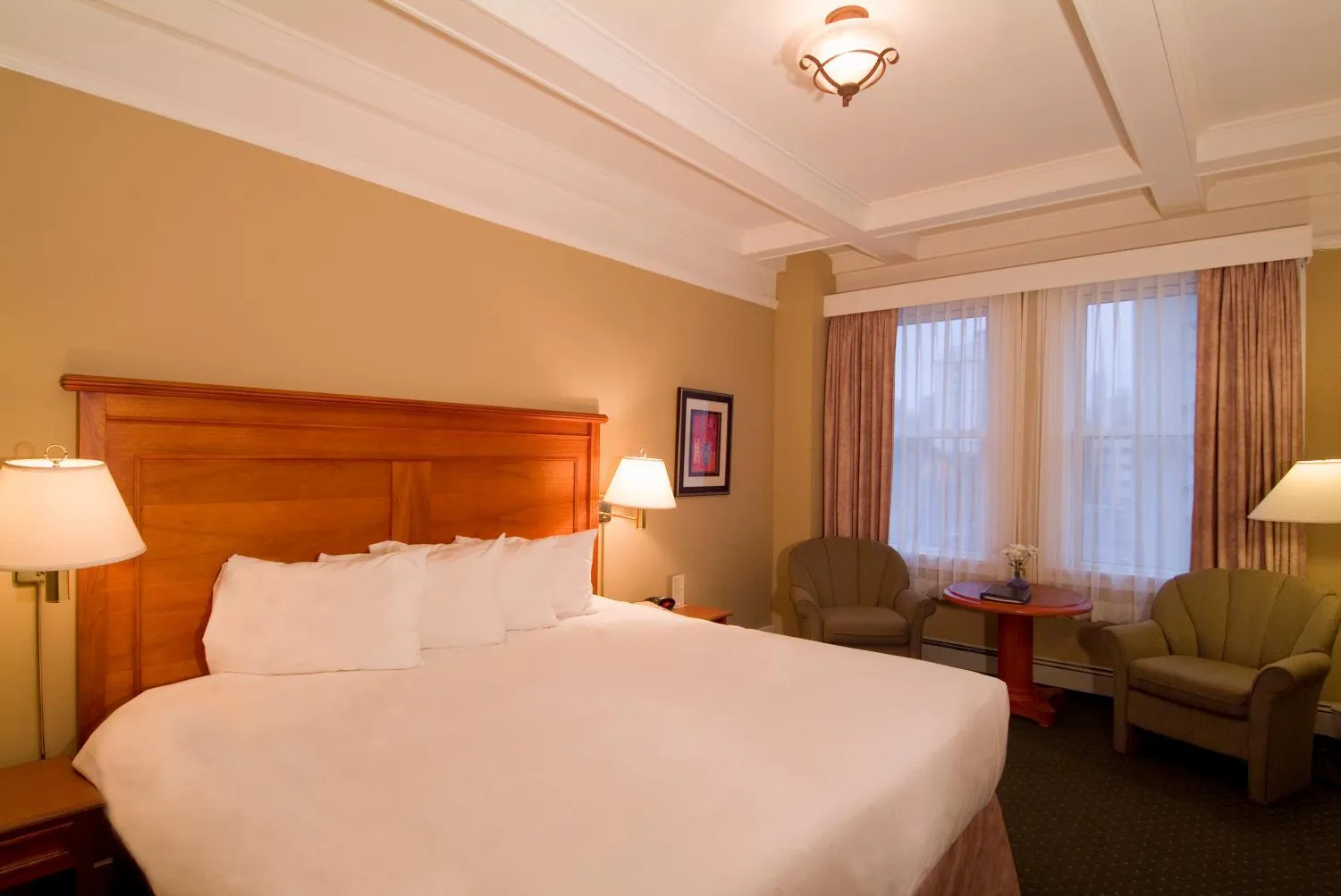 Bed in The Sylvia Hotel