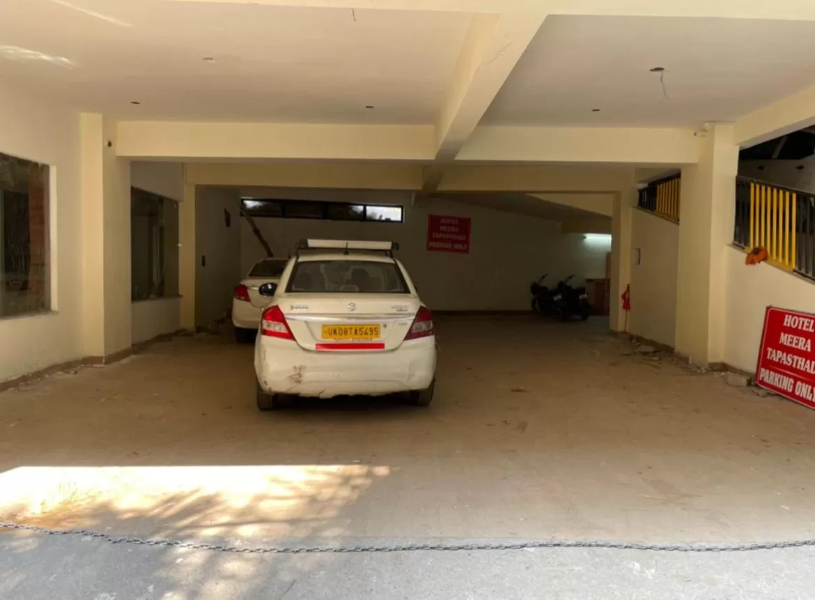 Parking in Tapasthali by Meera Hotels