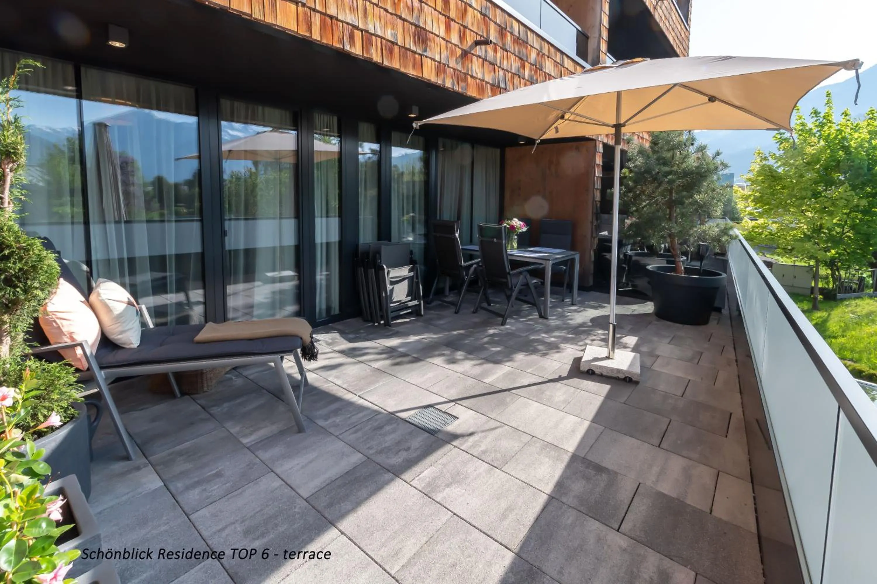 Balcony/Terrace in Schönblick Residence - Absolut Alpine Apartments