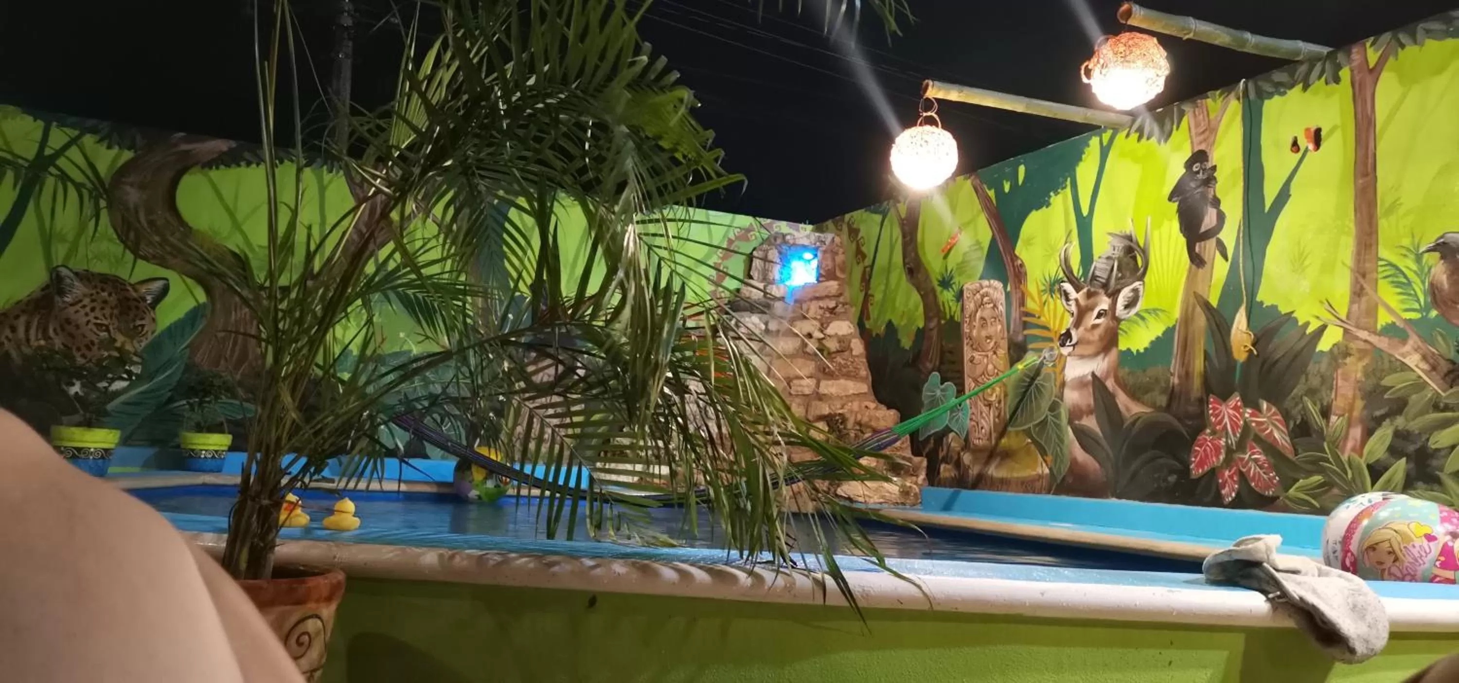 Swimming pool in Zayali Bacalar - Guest House