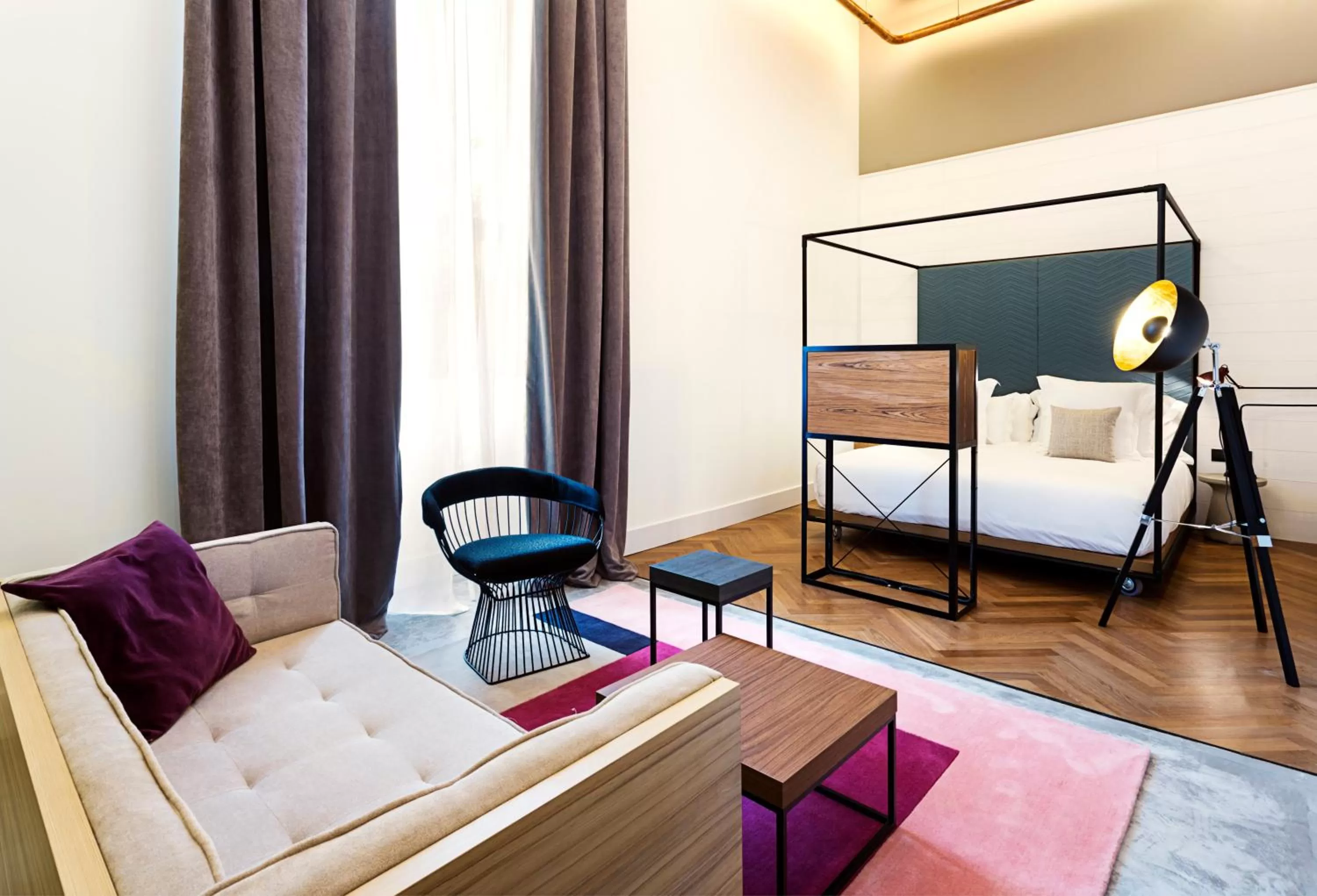 Decorative detail, Bed in One Shot Tabakalera House