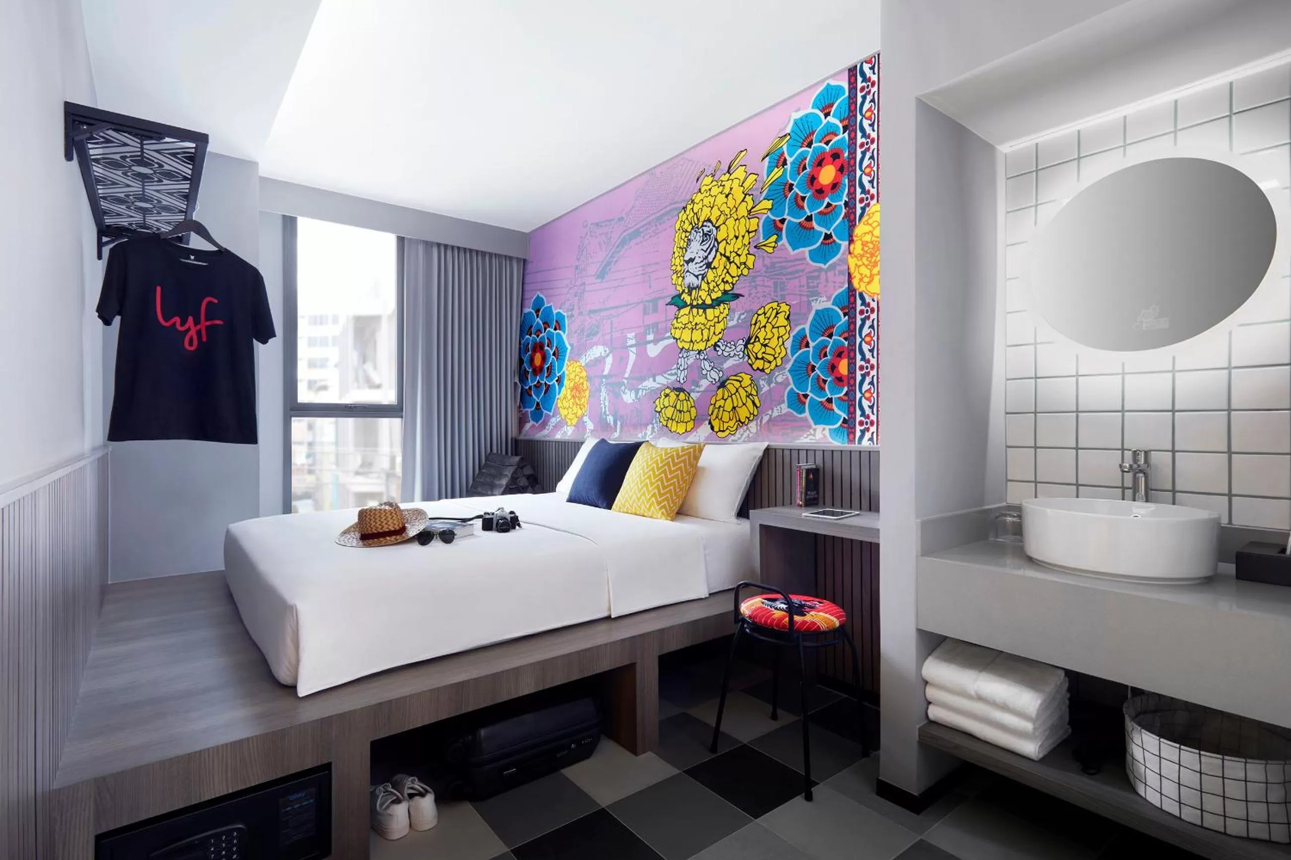 Bedroom, Bed in lyf Sukhumvit 8 Bangkok