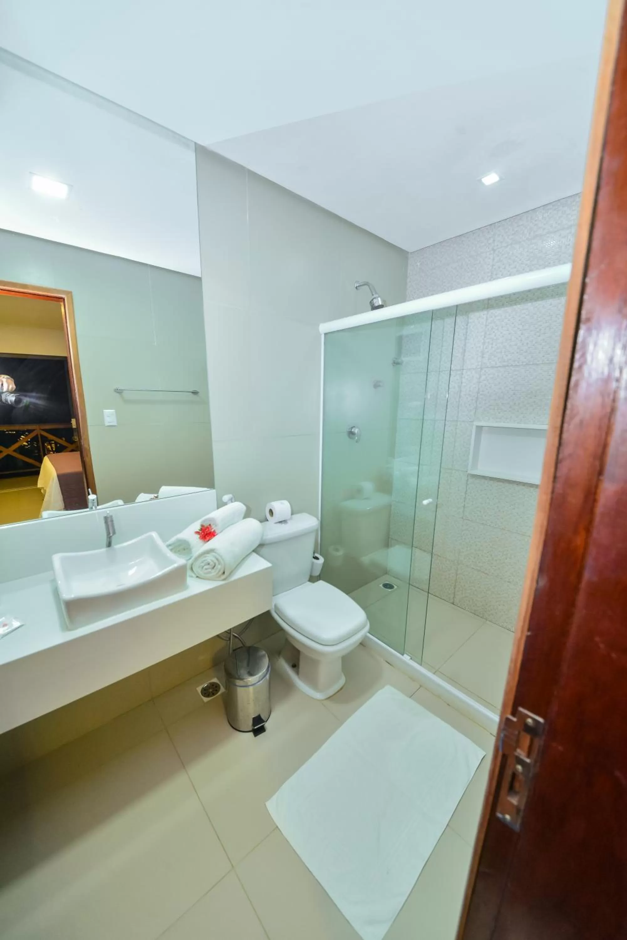 Bathroom in Pousada Sol e Mar