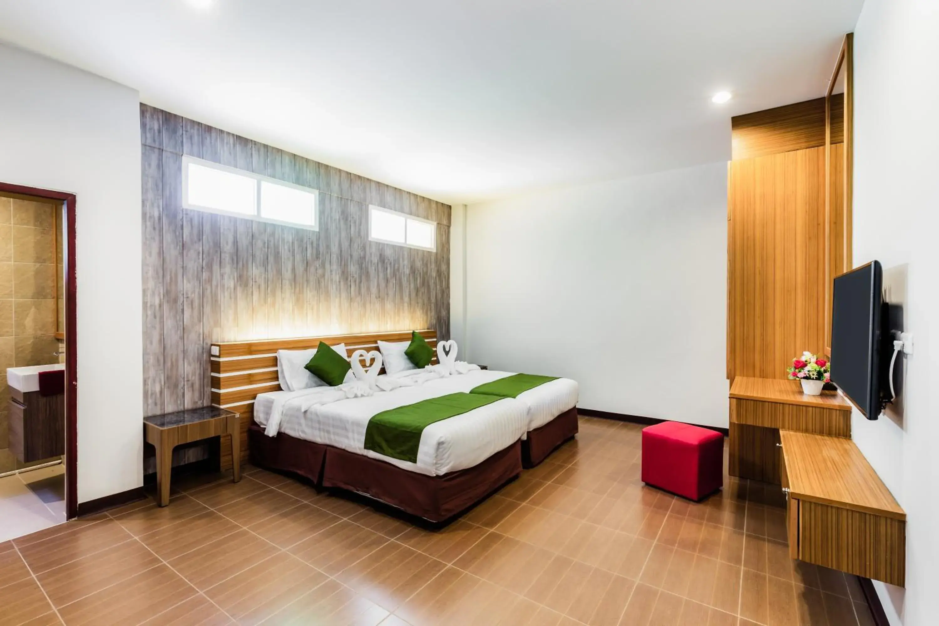 Triple Room with Private Bathroom in Tee Pak Dee Resident Phuket Triple Room with Private Bathroom in Tee Pak Dee Resident Phuket