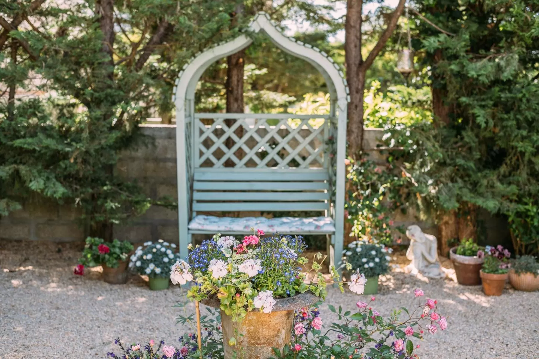 Garden in La Maison 64 Chambre D'Hôtes