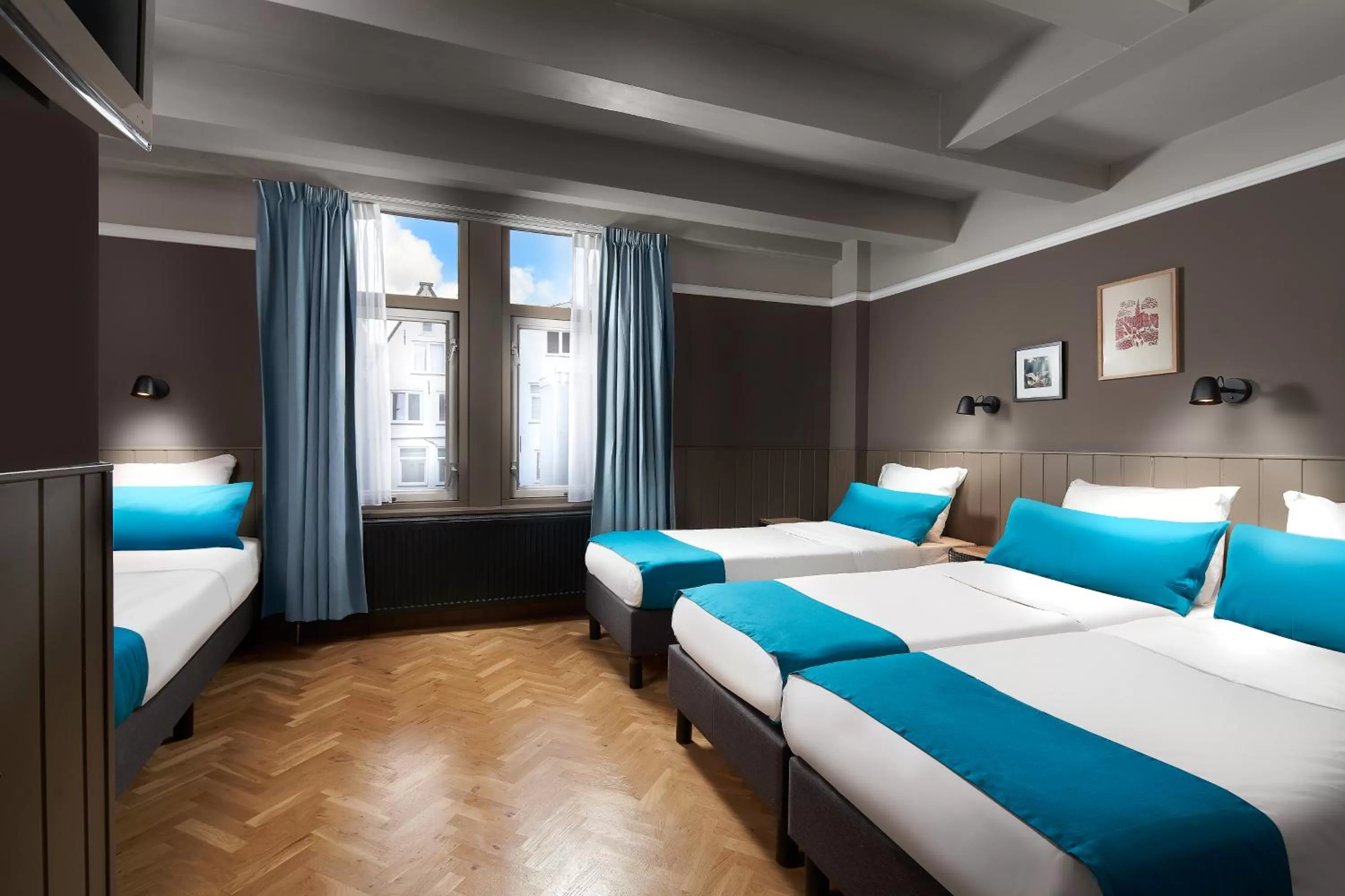 Bed in Stanley Collection Hotel Hegra Amsterdam