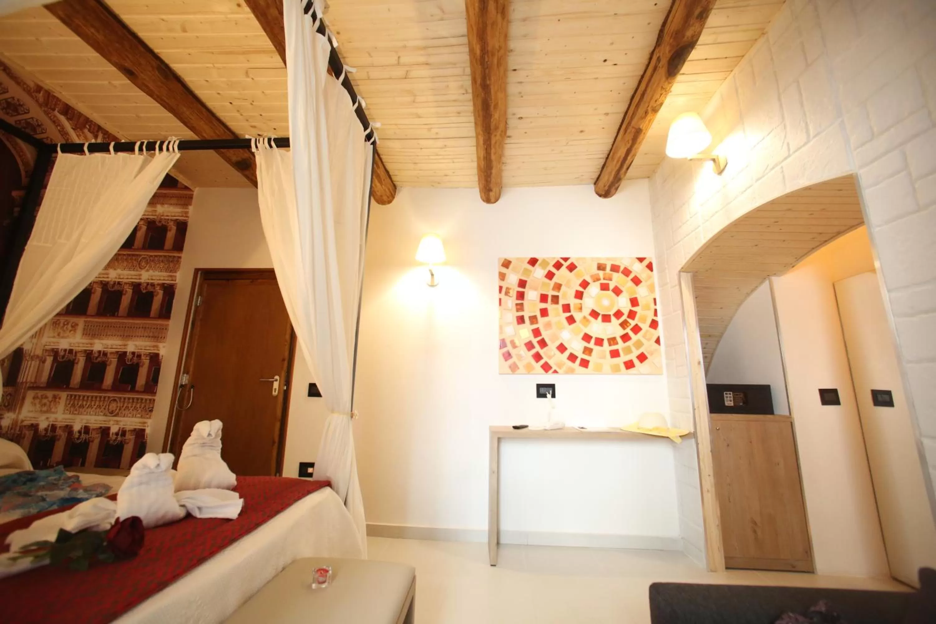 Living room, Bed in Relais Piazza Del Plebiscito B&B