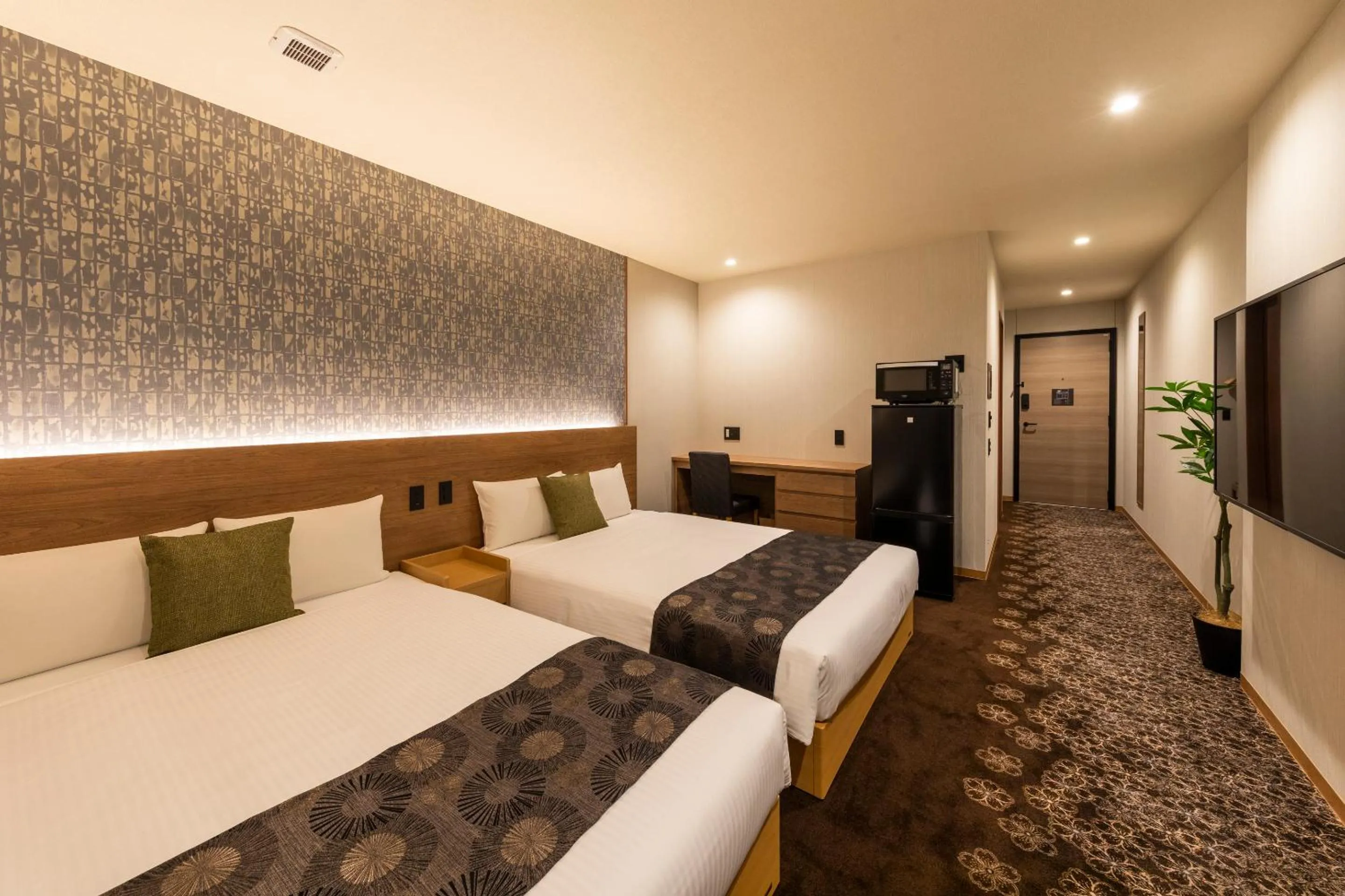 Photo of the whole room, Bed in Chiyokura HOTEL SHUKU Nagoya